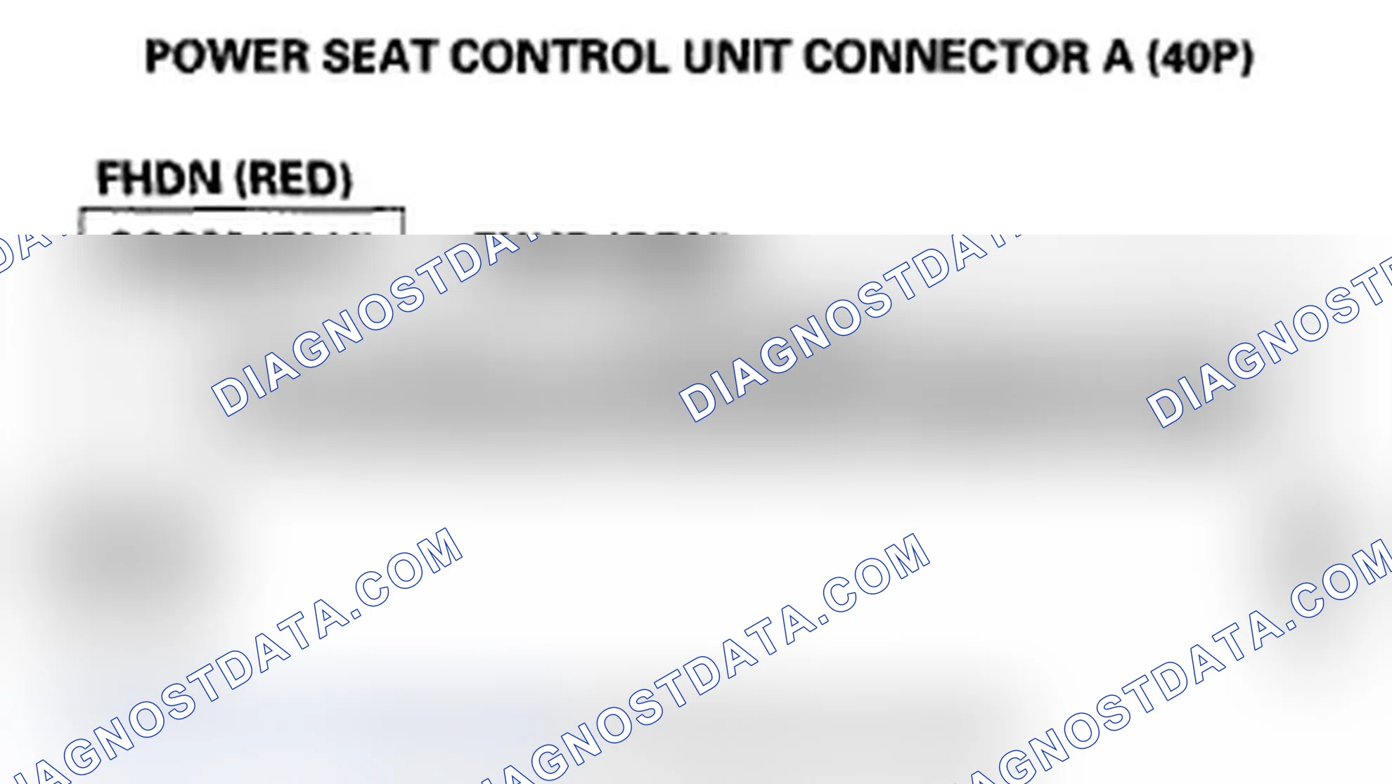 Scheme 74: DTC B1846: Power Seat Front Up-Down Switch Circuit Malfunction