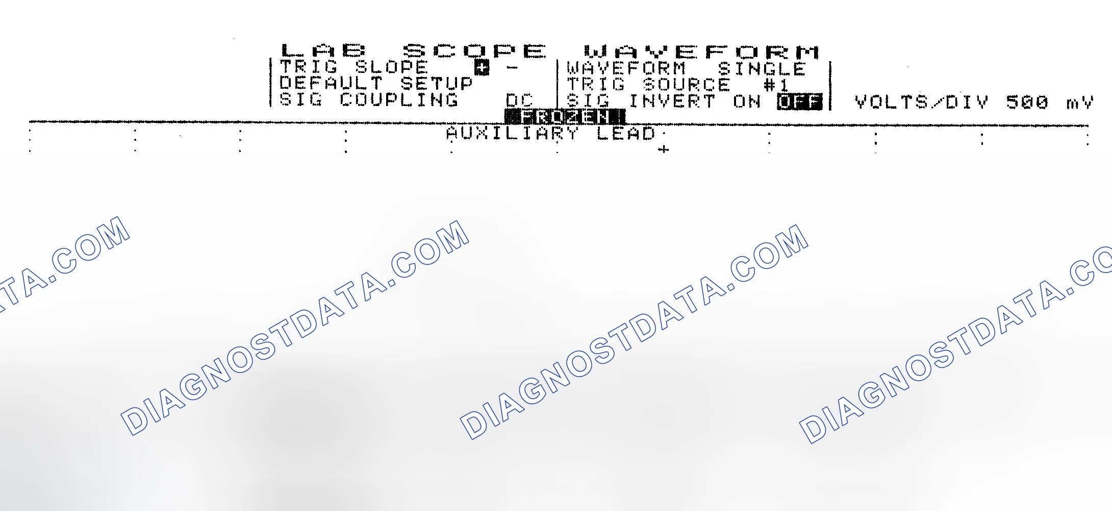 Scheme 10: Single Injector w/Excessive Current Flow - Current Pattern