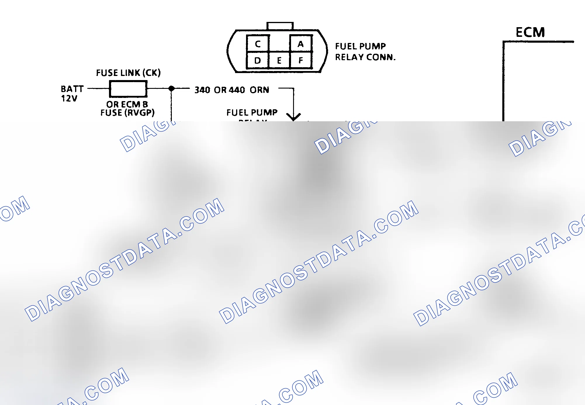 Scheme 21: Chart A-5 Schematic, Fuel Pump Ckt Diagnosis (C, K, R, V, G, P & GP Series) One Fuel Tank