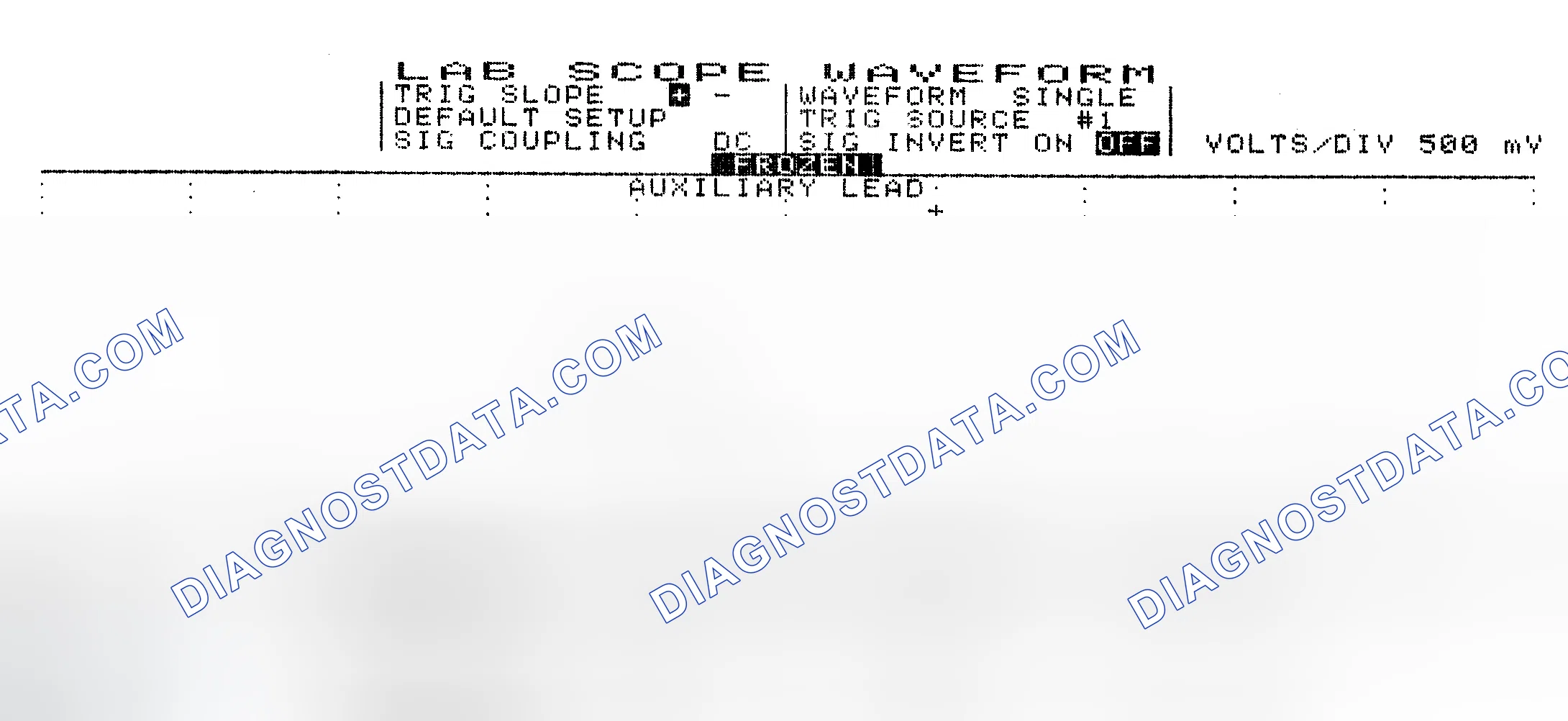 Scheme 10: Single Injector w/Excessive Current Flow - Current Pattern