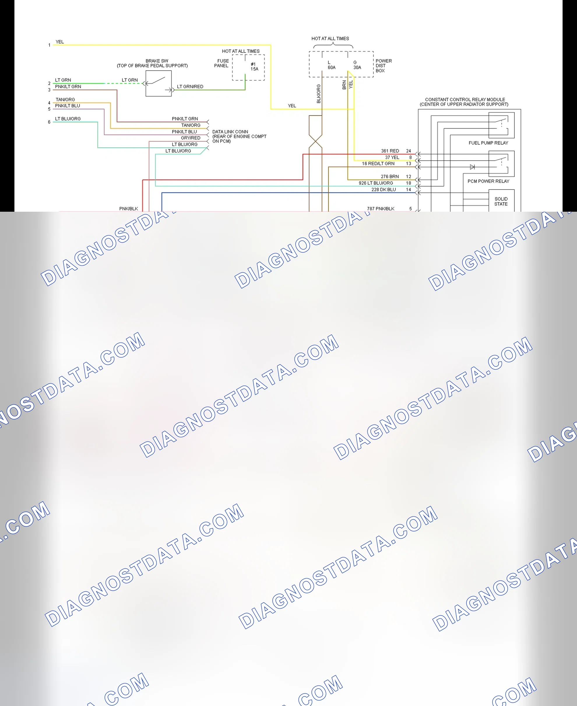 Scheme 158: EEC-IV Wiring Diagram (Continental 3.8L - 2 Of 2)