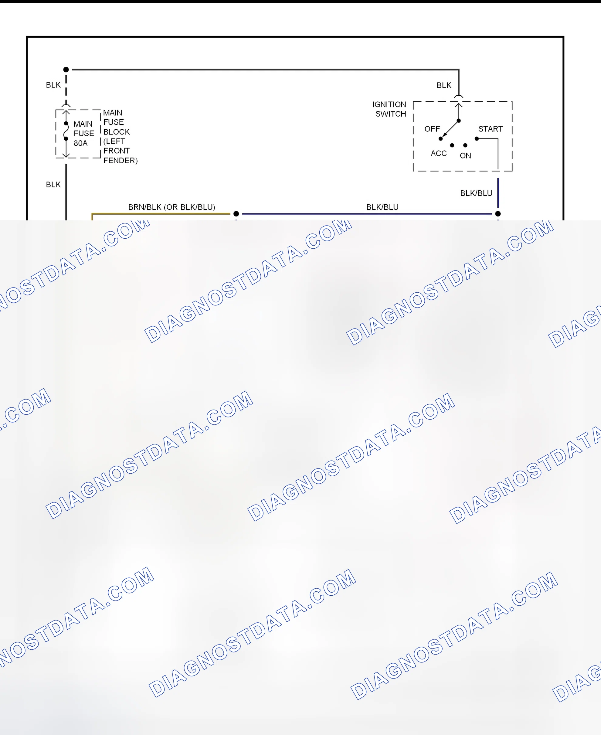 Scheme 6: Starting System Wiring Diagram