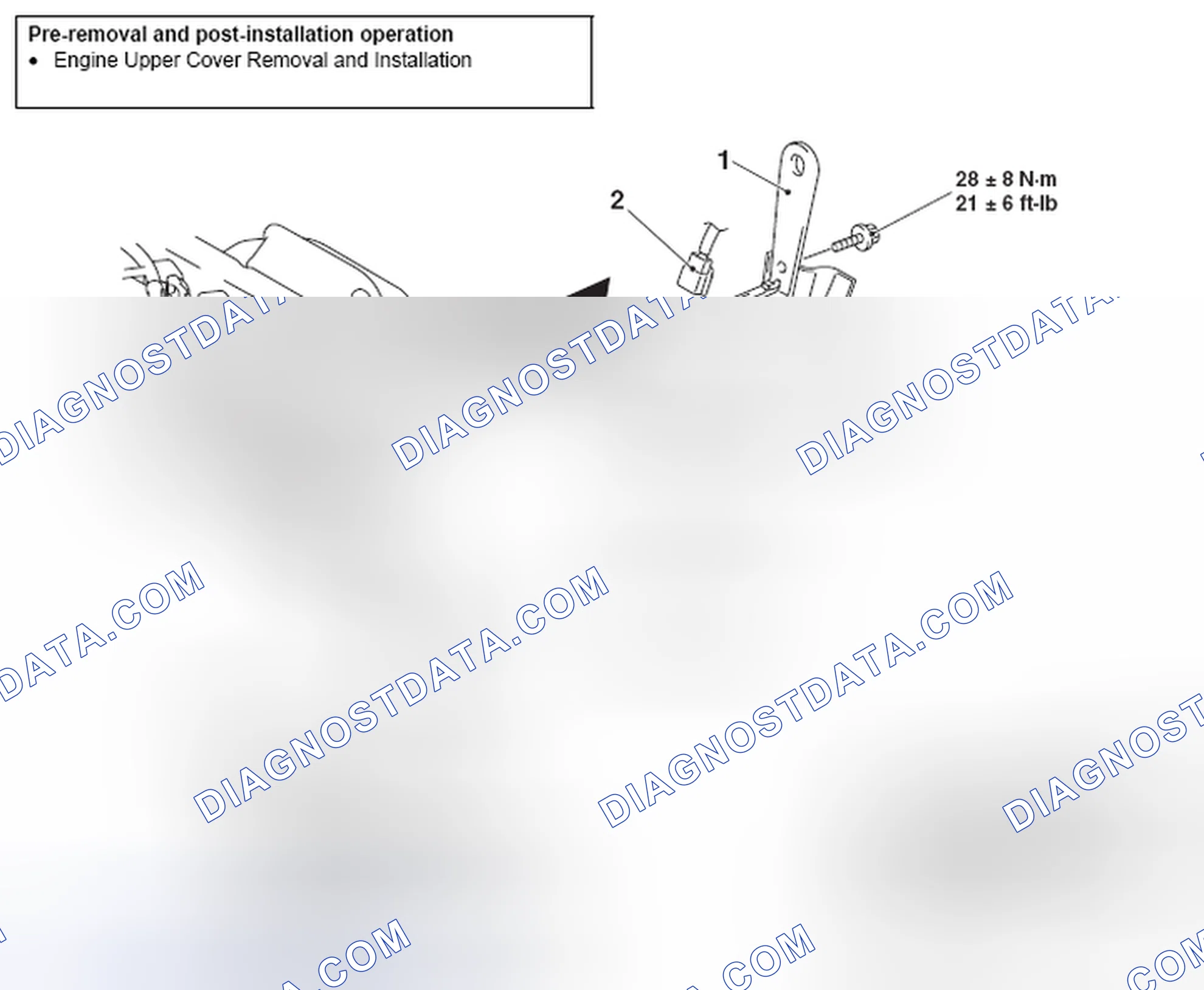 Scheme 16: REMOVAL AND INSTALLATION - 2.0L ENGINE TURBO