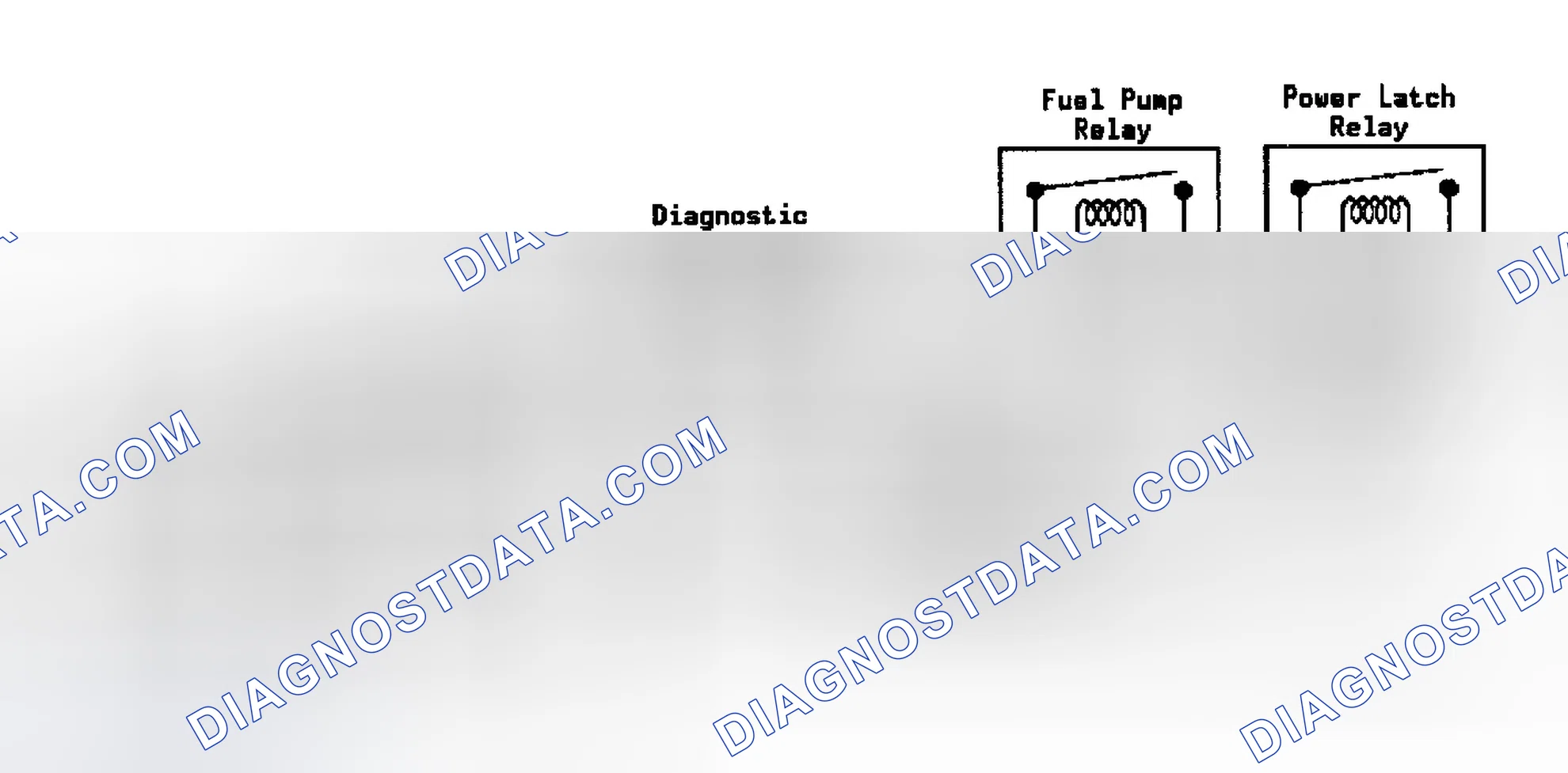Scheme 87: Fault 1067: Circuit Diagram Latch Relay Circuit Low