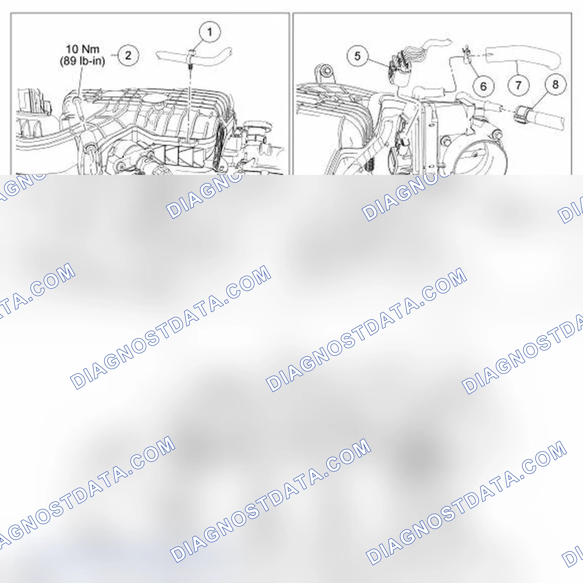 Scheme 8: Upper Intake Manifold
