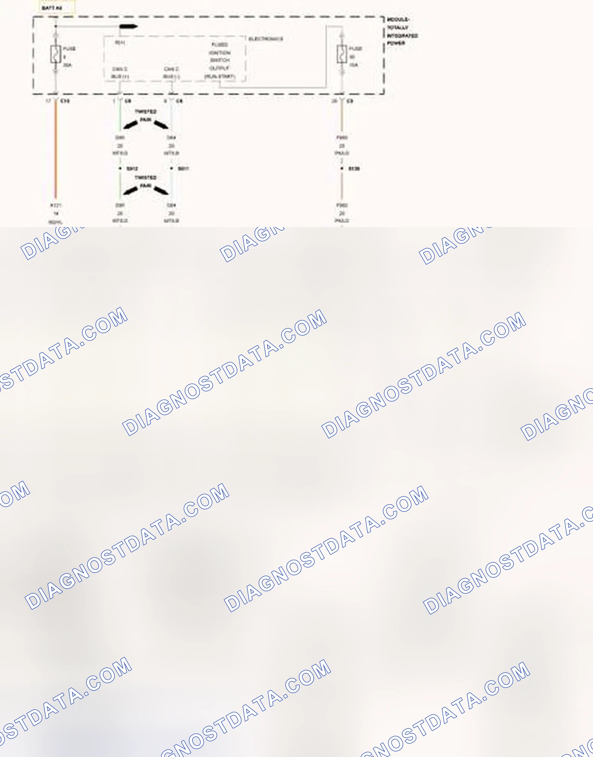 Scheme 621: C1417-FRONT DIFFERENTIAL CONTROL CIRCUIT LOW