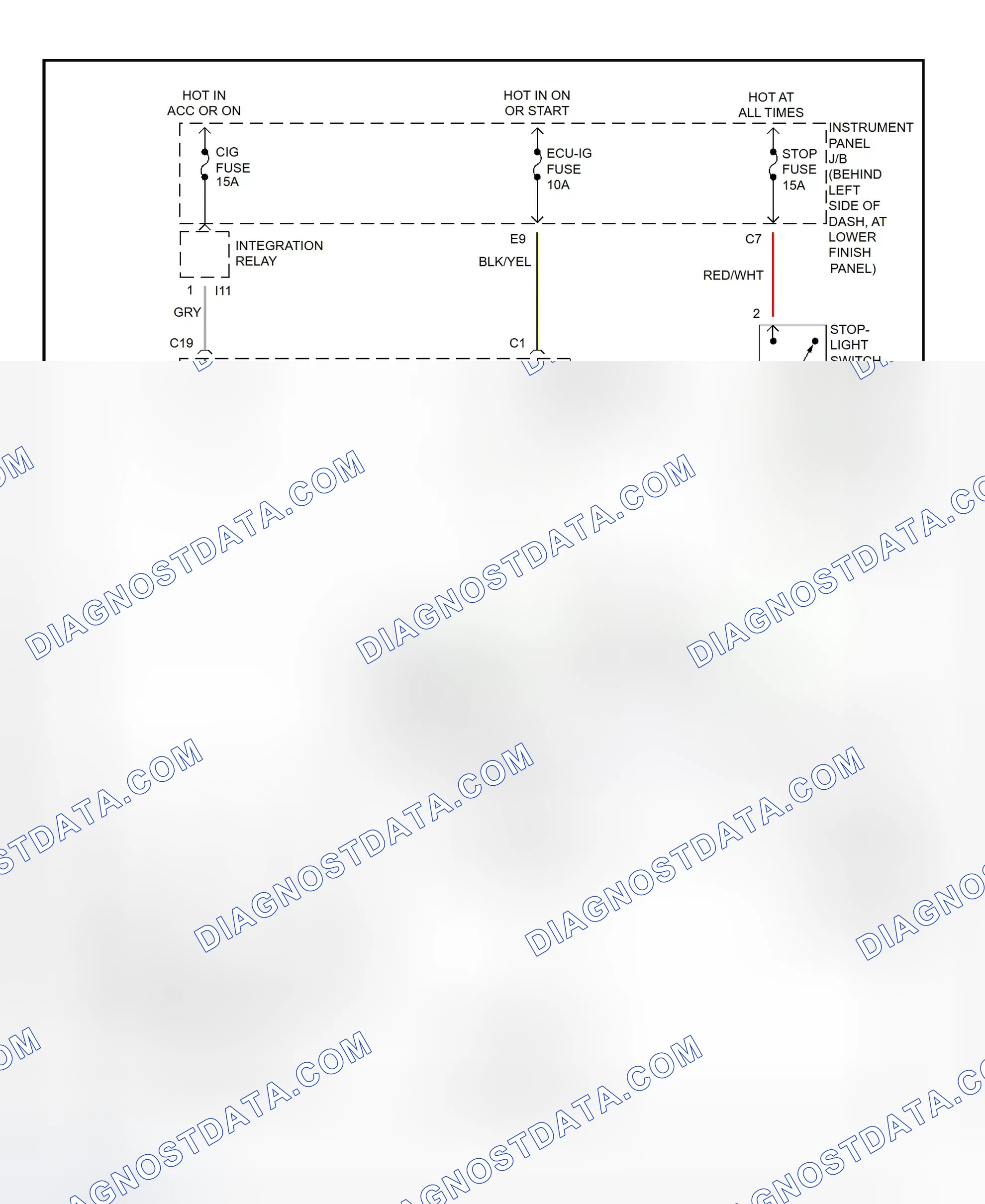 Scheme 55: Shift Interlock System Wiring Diagram (1998 Corolla)