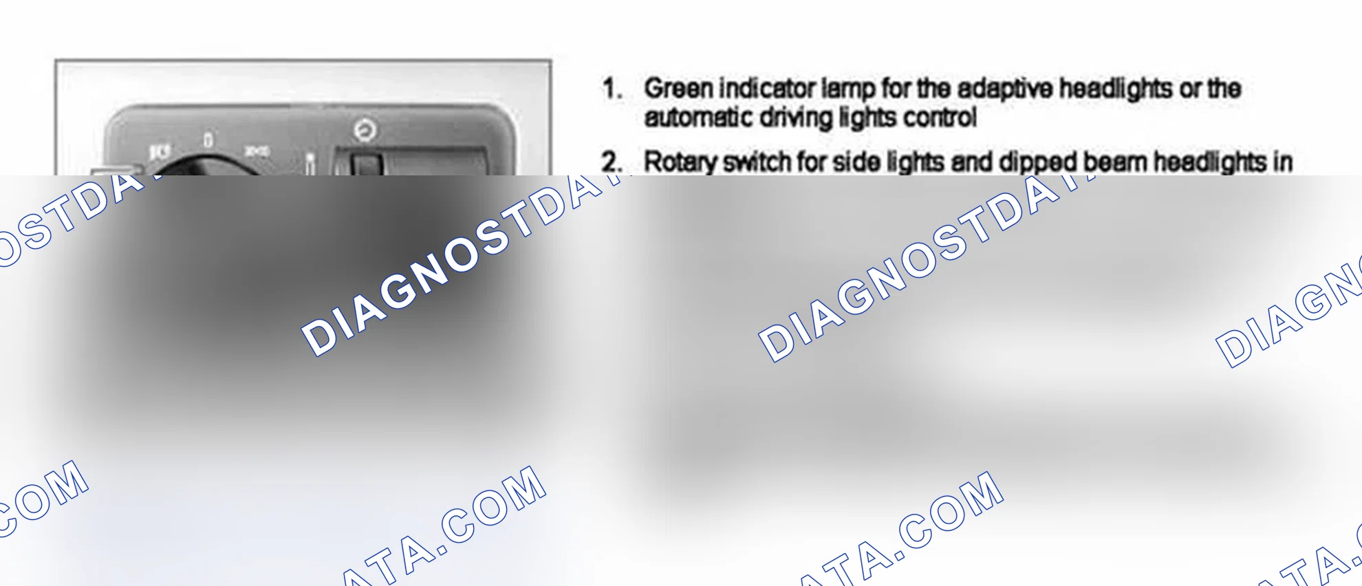 Scheme 5: E46 Light Switch On The Light Switch Cluster