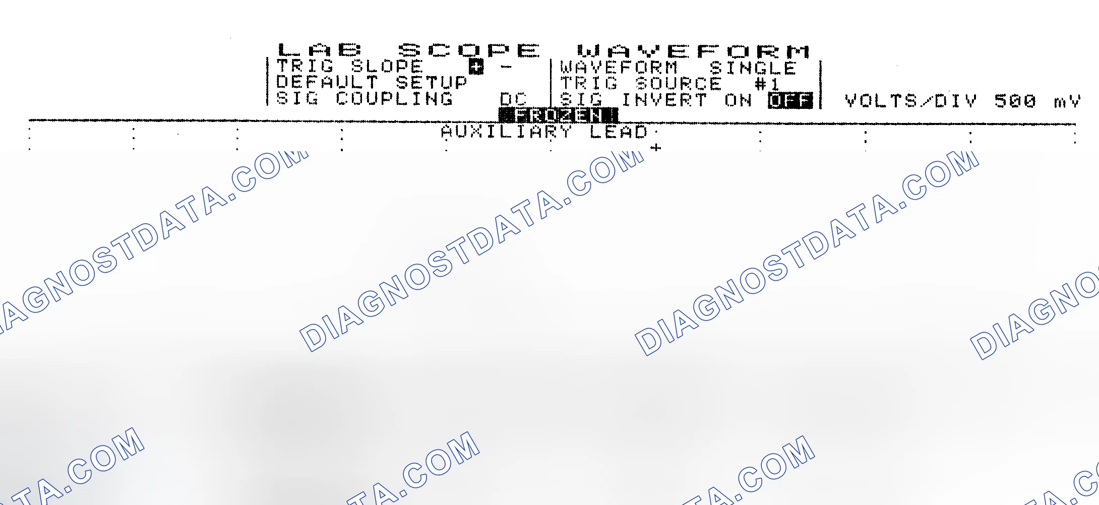 Scheme 10: Single Injector w/Excessive Current Flow - Current Pattern