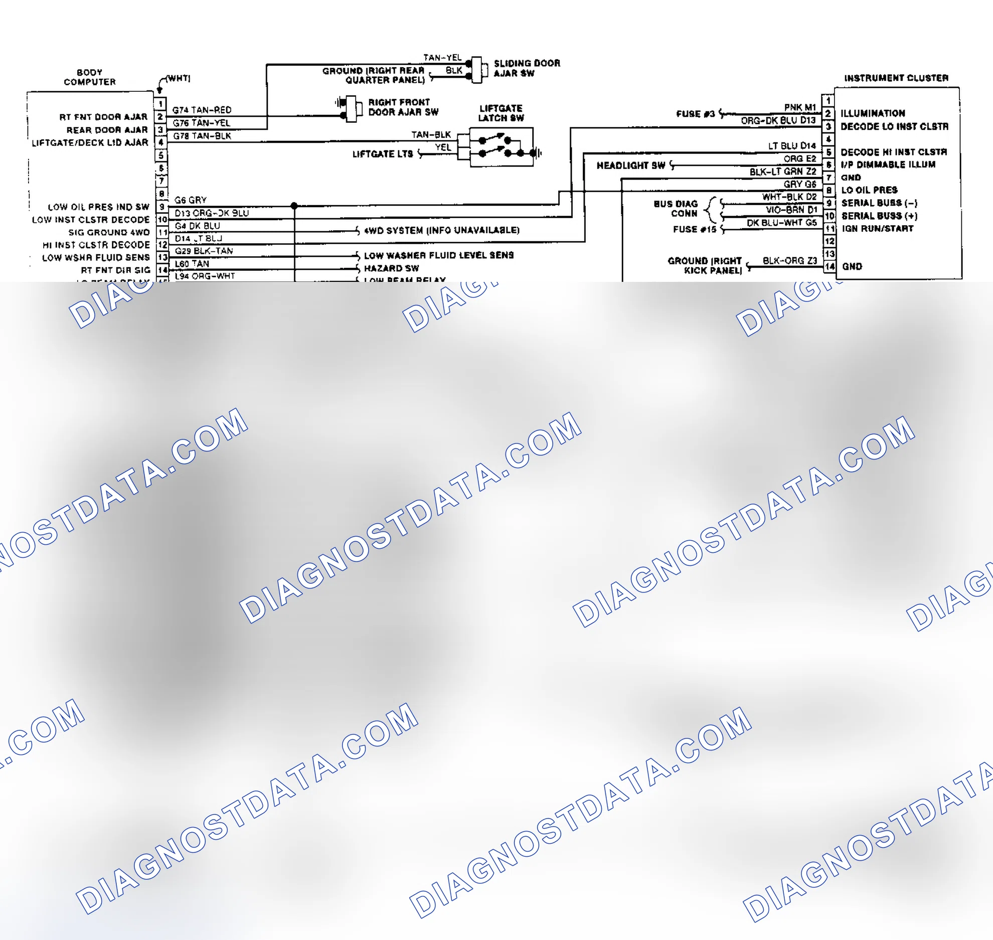 Scheme 60: Wiring Diagram (BCM - FWD Van)