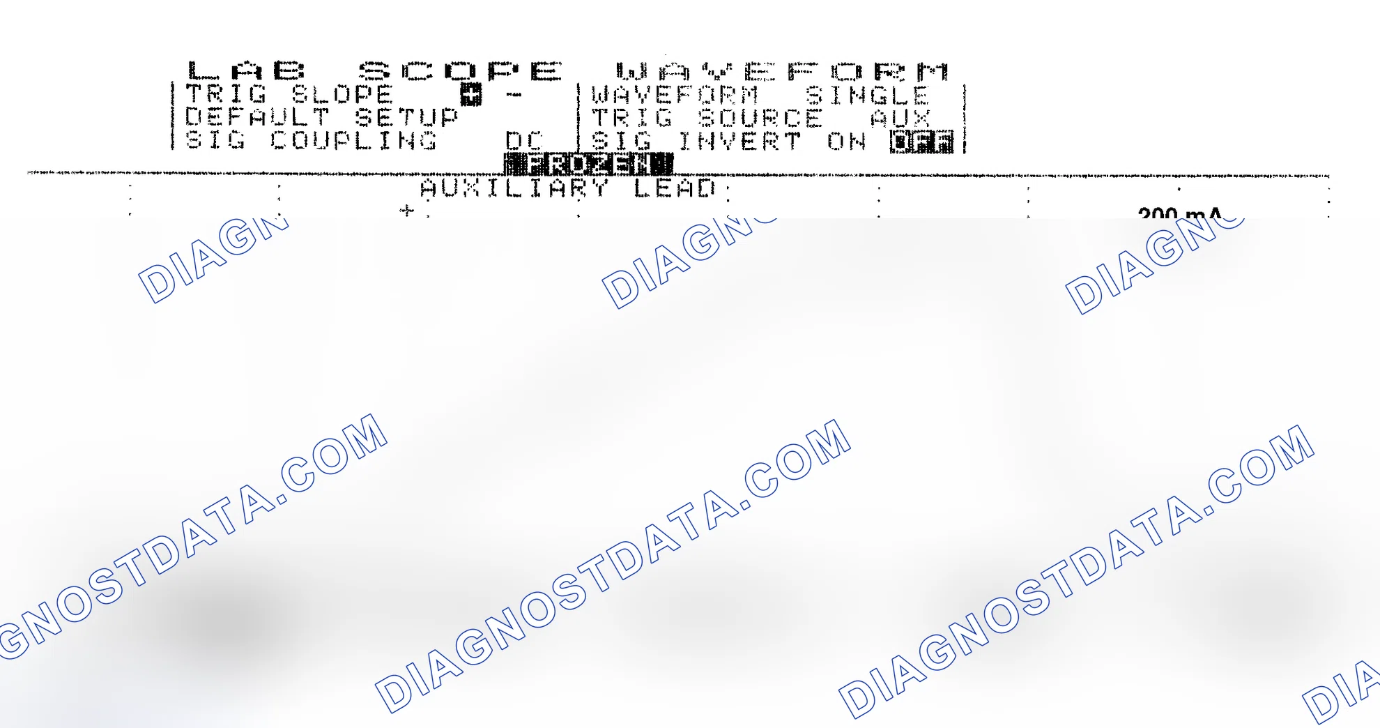 Scheme 13: Single Injector w/Normal Current Flow - Current Pattern