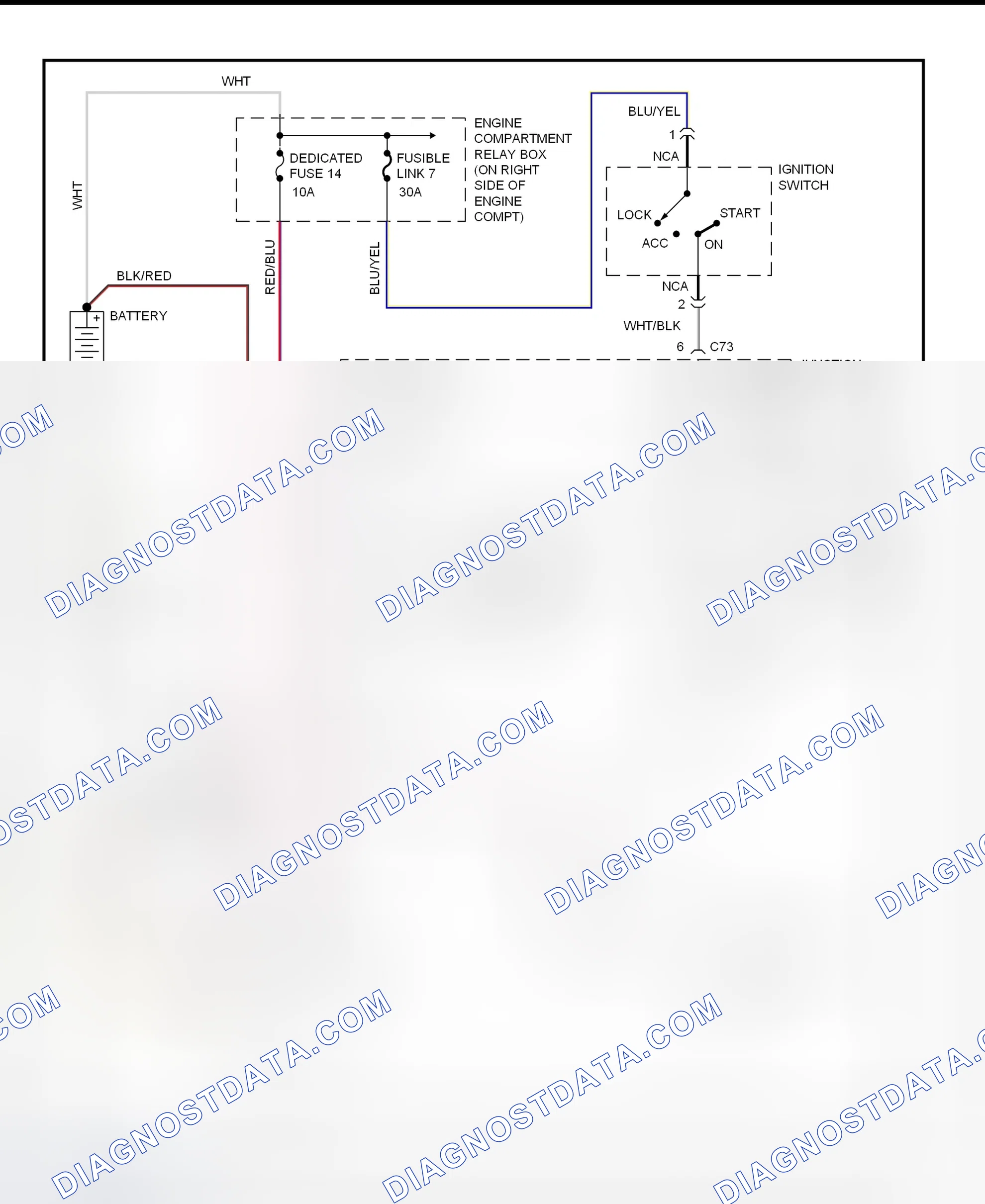 Scheme 4: Charging System Wiring Diagram (Galant)
