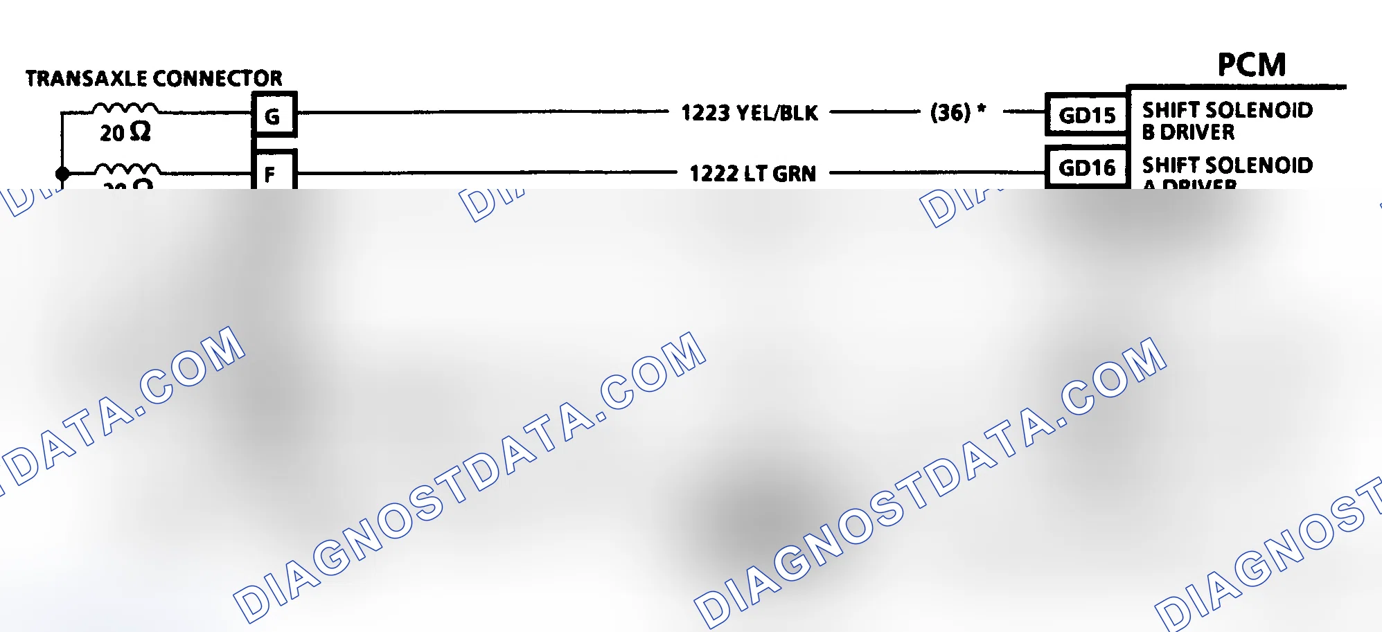 Scheme 242: CHART C-8A, TORQUE CONVERTER CLUTCH FUNCTIONAL CHECK - 1992 3.8L PFI (VIN L & 1)