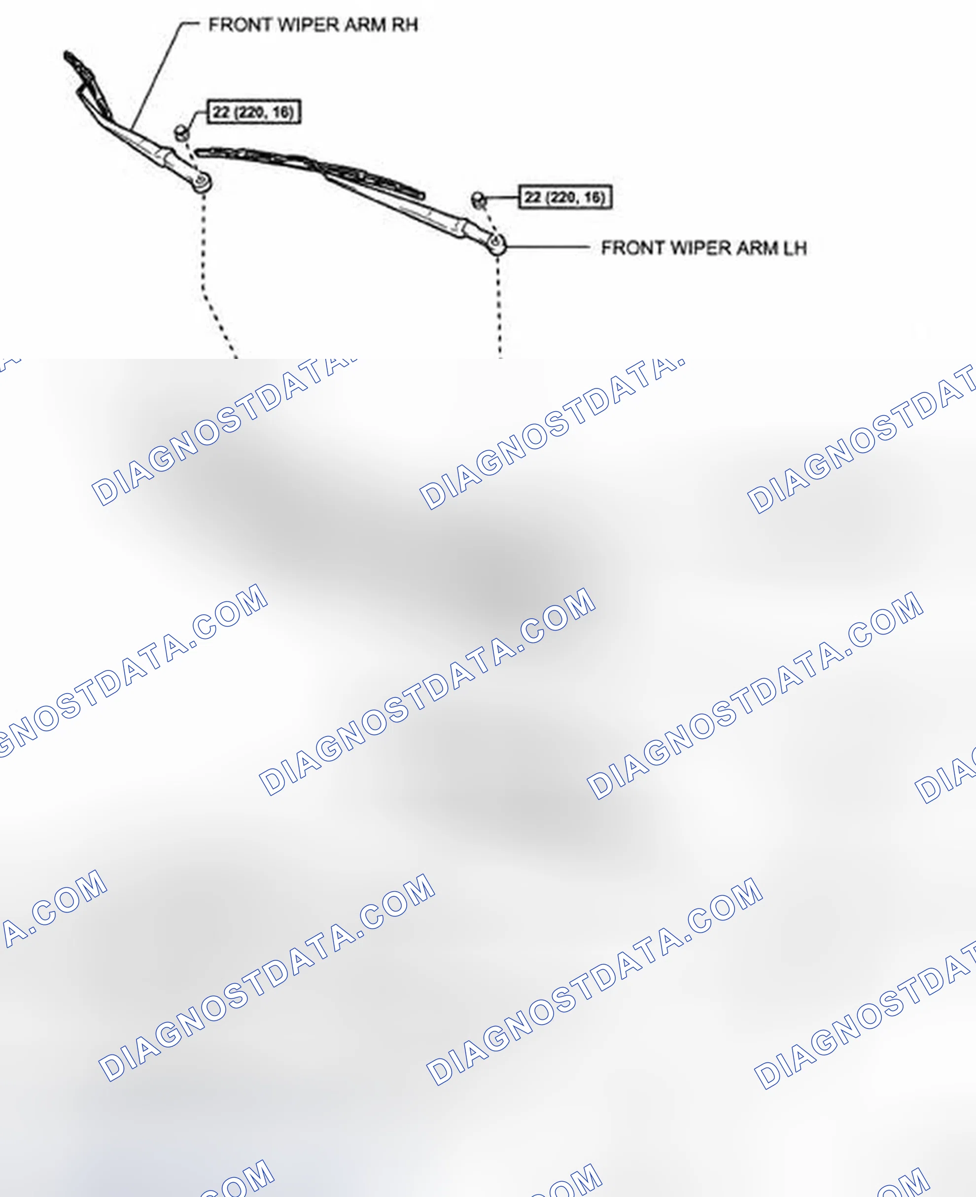 Scheme 73: Identifying Radio Antenna Cord Components With Torque Specifications (4 Of 8)