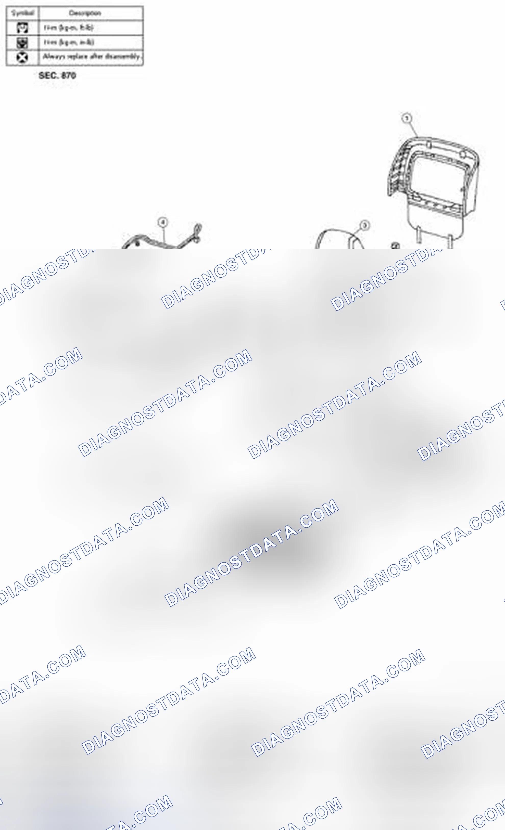 Scheme 129: PASSENGER SIDE : Exploded View
