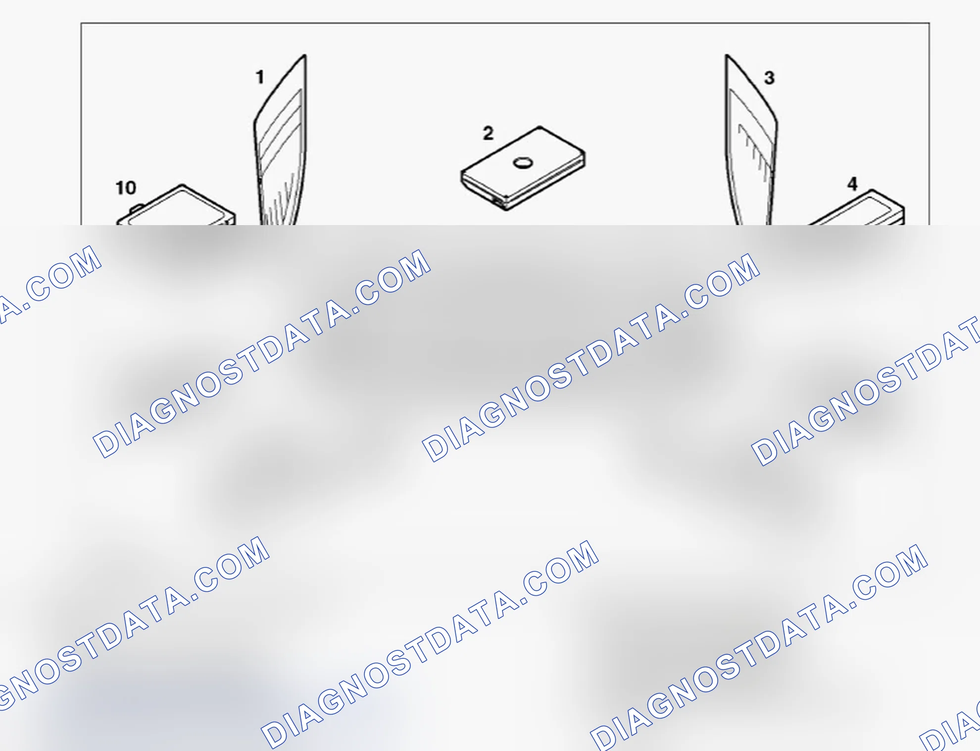 Scheme 5: Screen Aerial Components - Up to 2005 MY