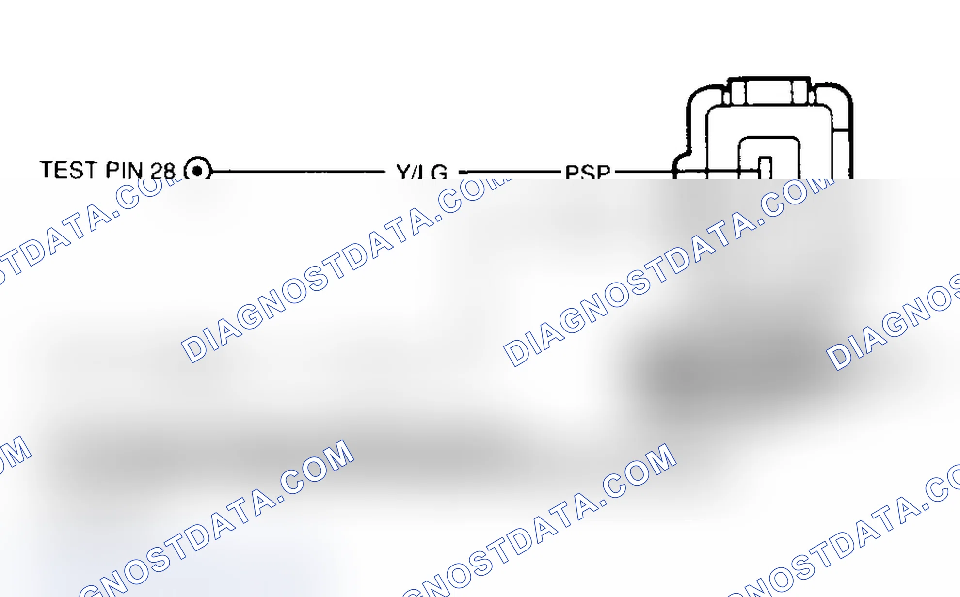Scheme 48: Power Steering Pressure (PSP) Switch Circuit (Except Probe)