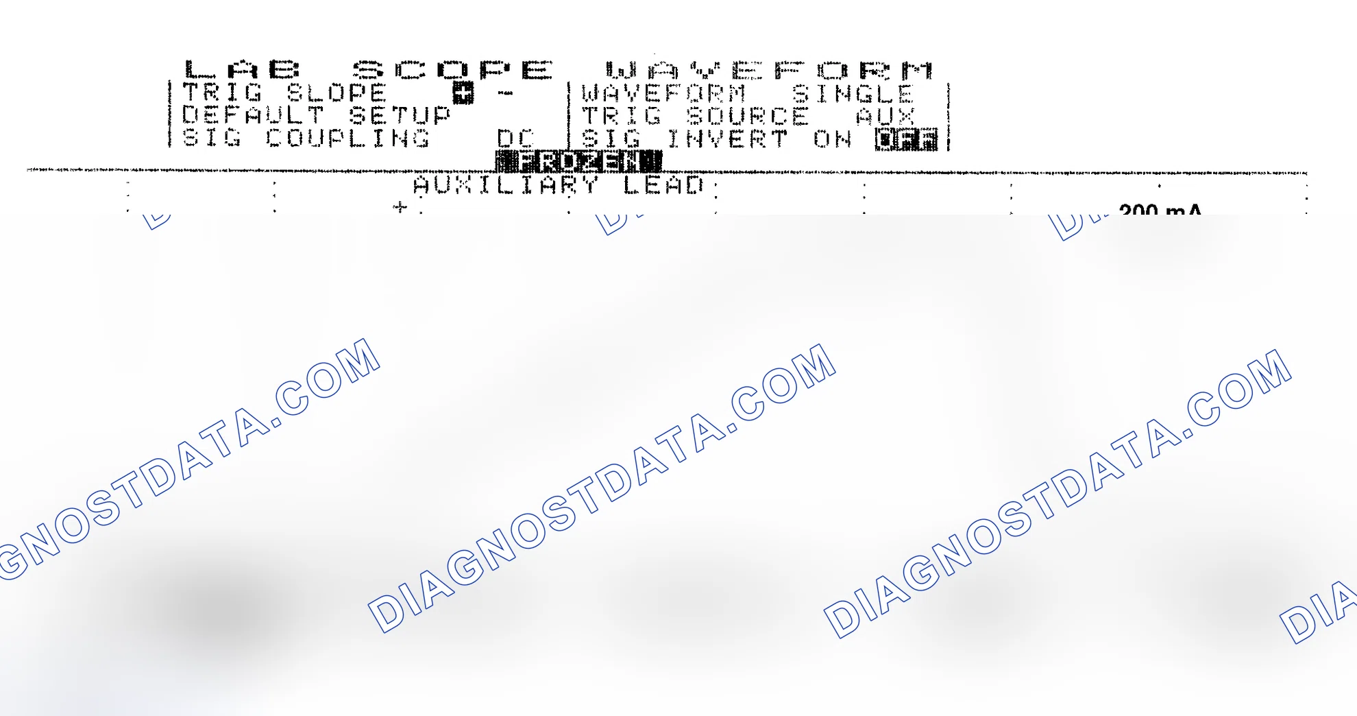 Scheme 13: Single Injector w/Normal Current Flow - Current Pattern