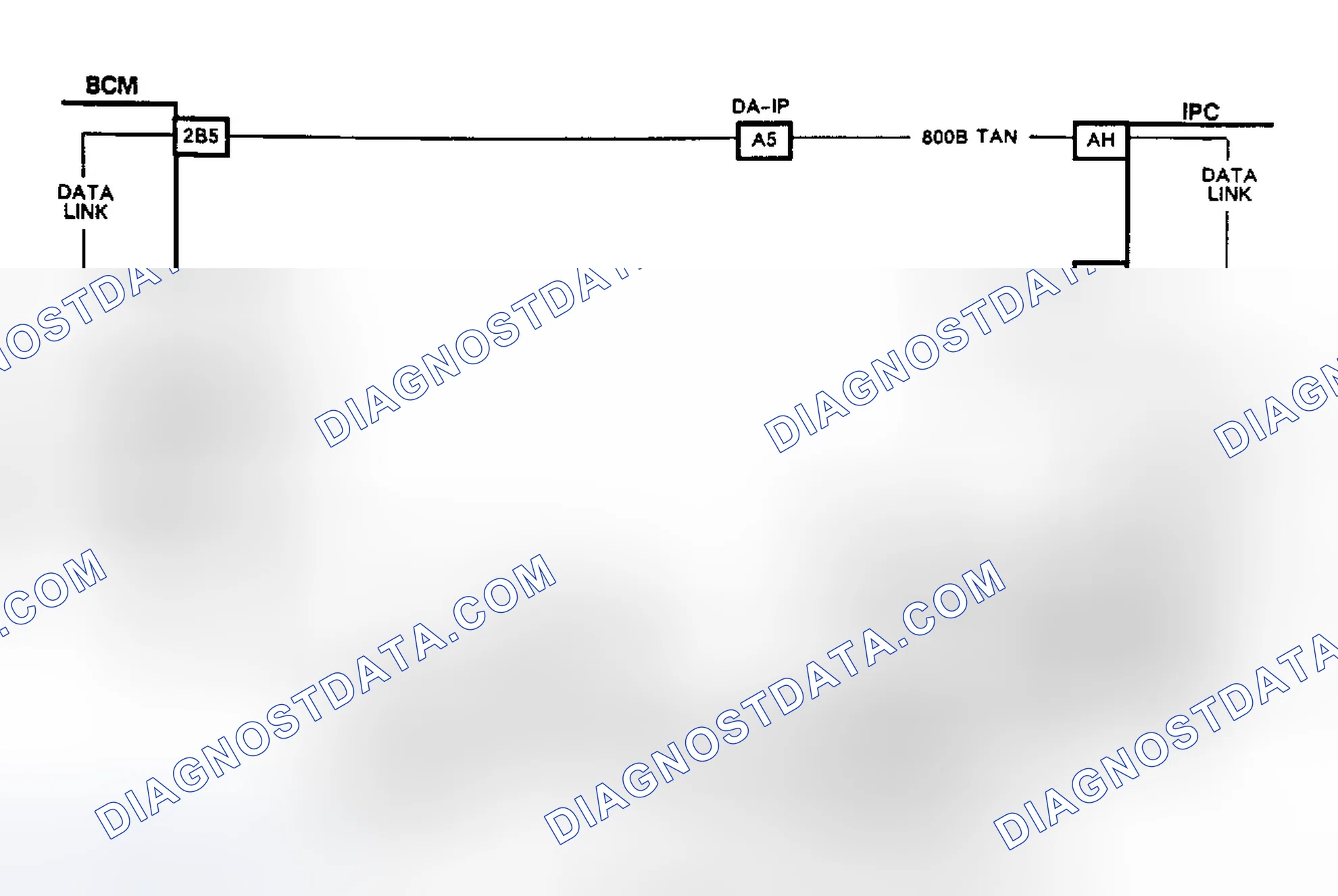 Scheme 374: CHART D-1, GROUNDED SERIAL DATA CIRCUIT - REATTA & RIVIERA