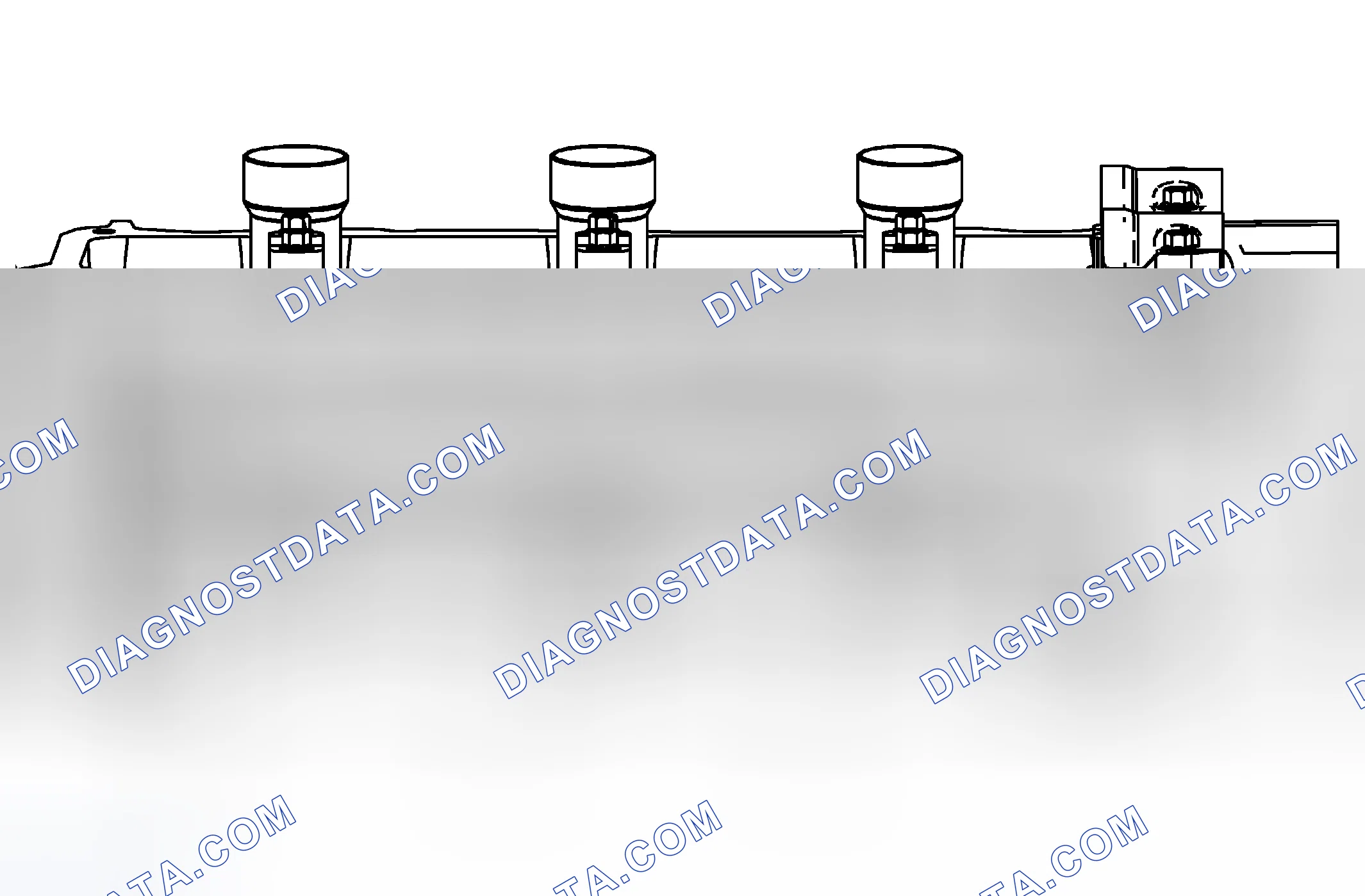 Scheme 194: Left Cylinder Head Intake Face