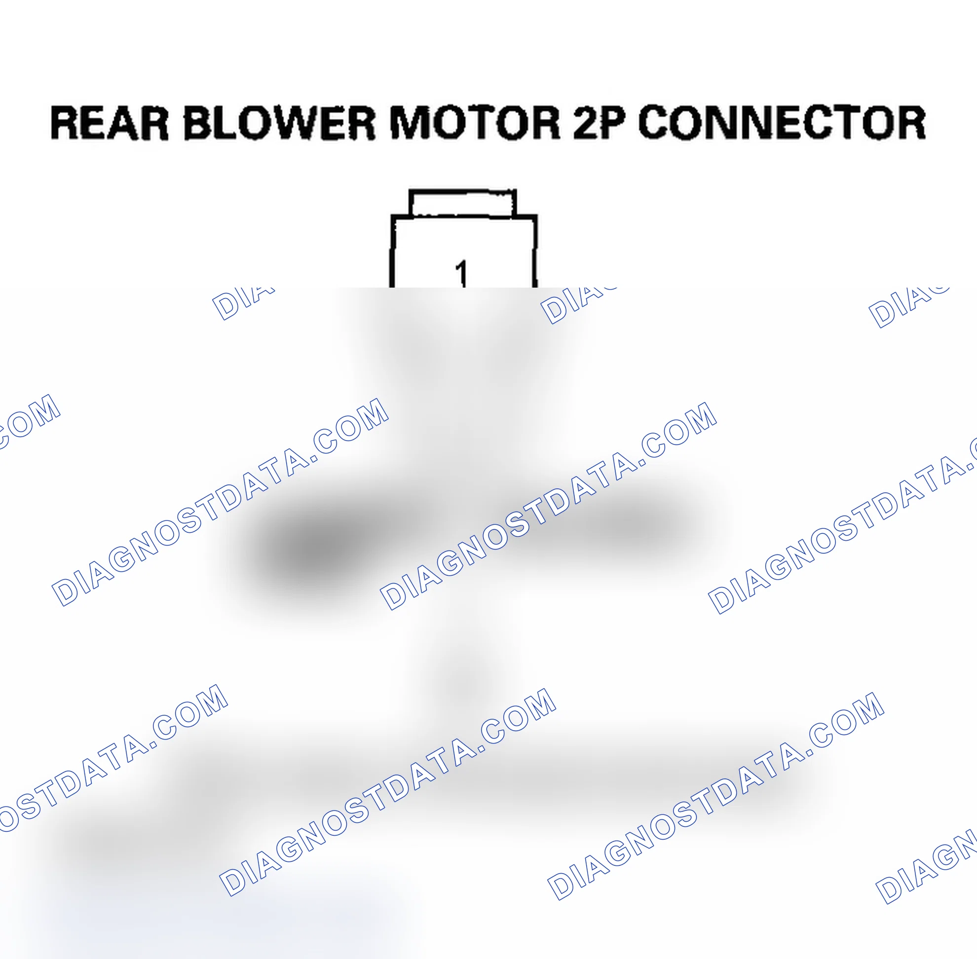 Scheme 6: DTC1: A Problem in the Rear Blower Motor Circuit