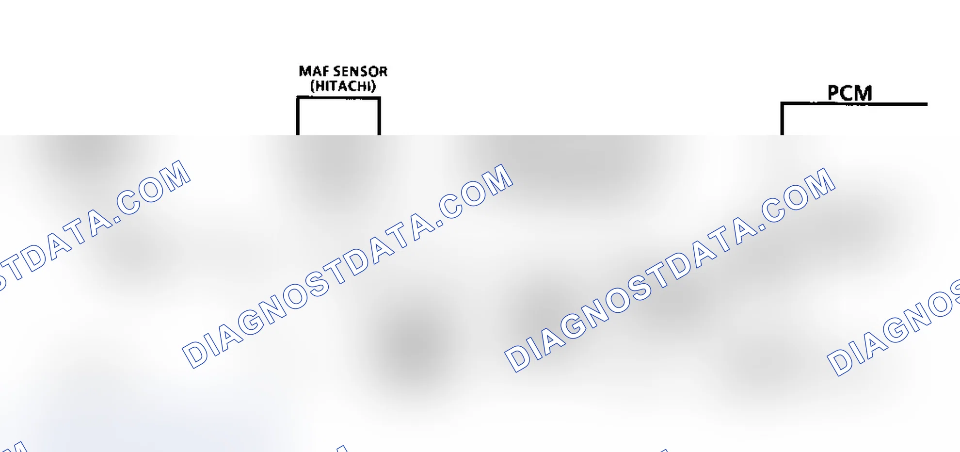 Scheme 4: Code P0101 Schematic (3.1L) MAF Sensor Circuit