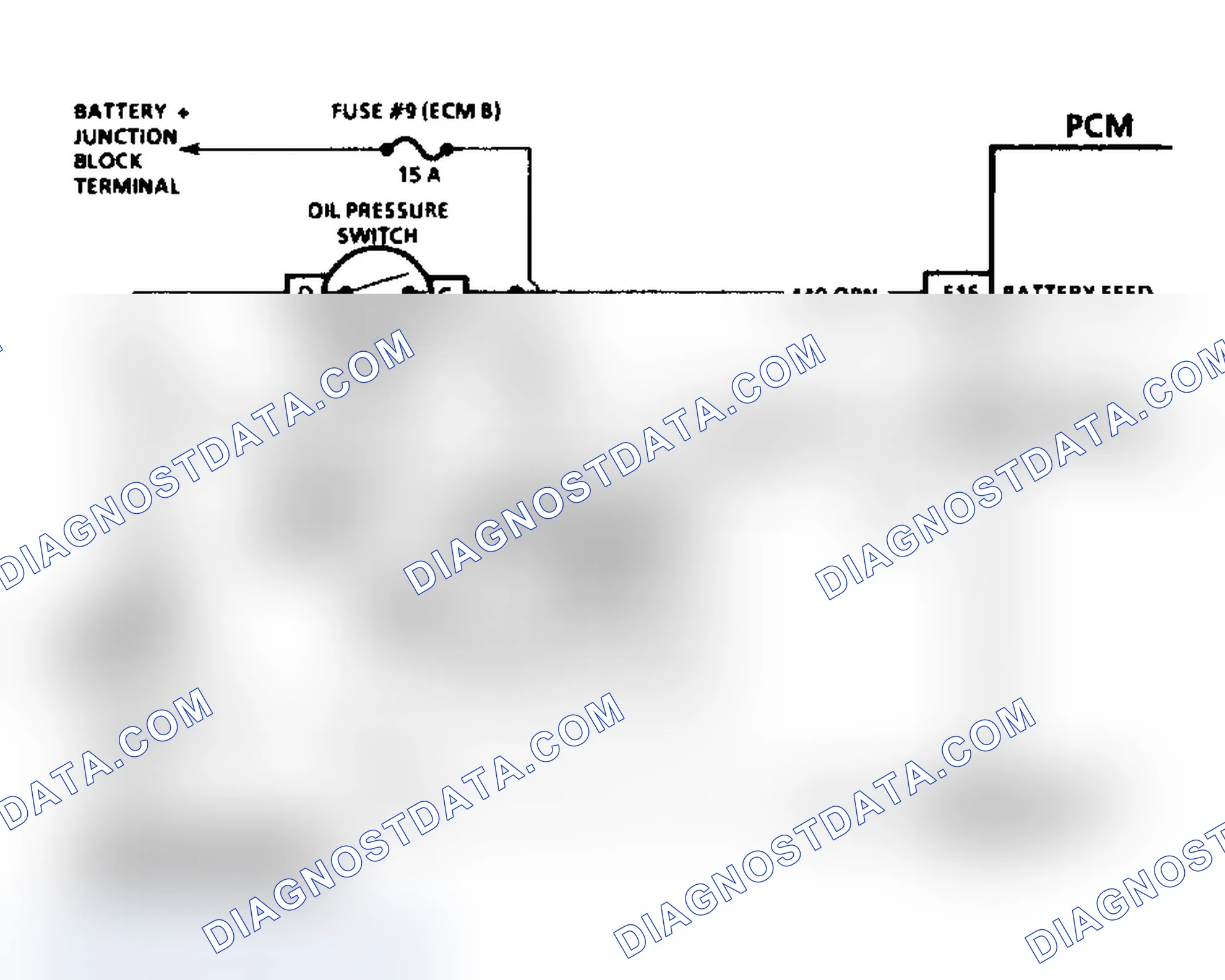 Scheme 96: Code 54 Schematic ("S" & "T" Series Pickup A/T) Fuel Pump Circuit