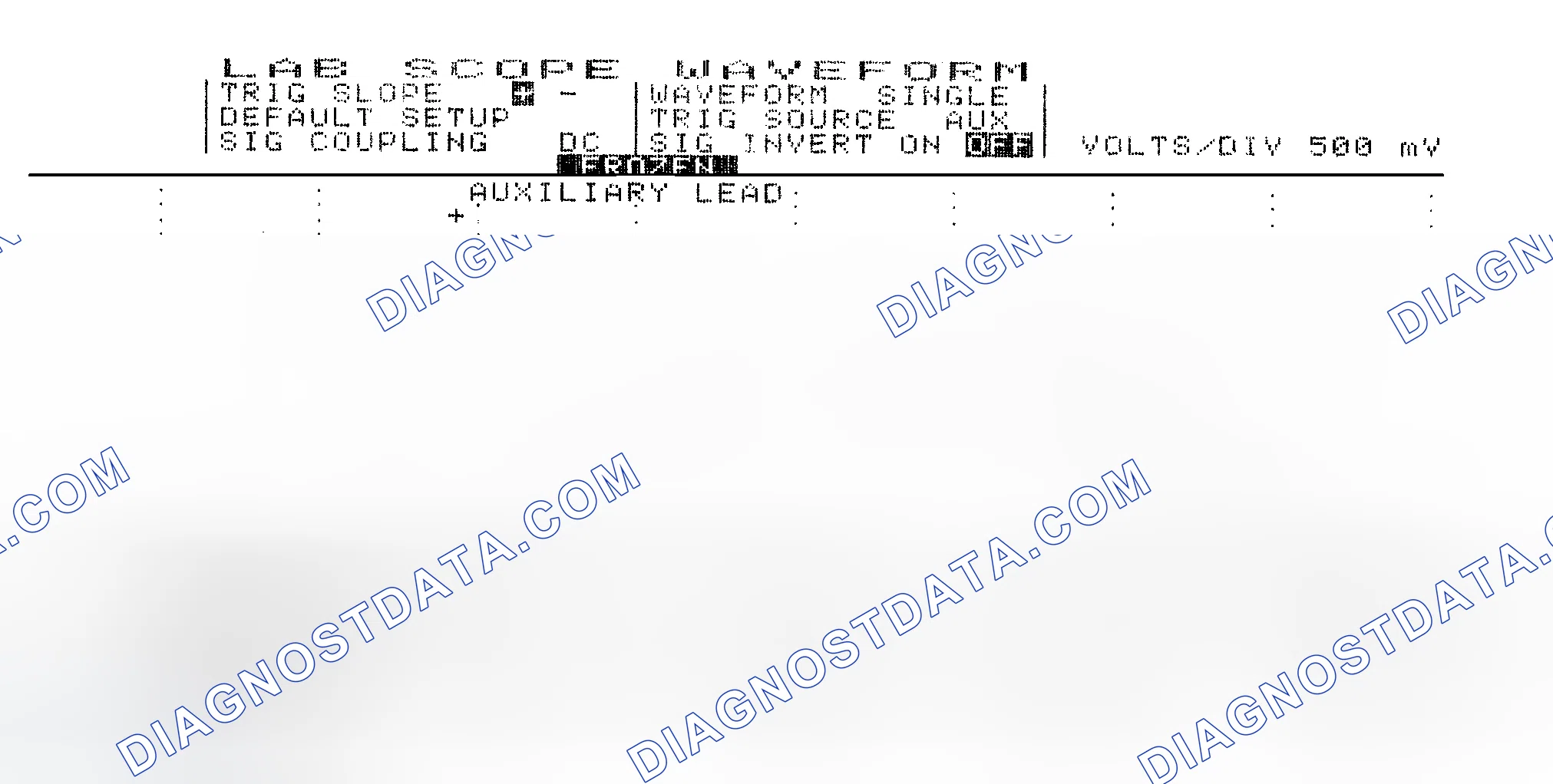 Scheme 14: Single Injector w/Excessive Current Flow - Current Pattern