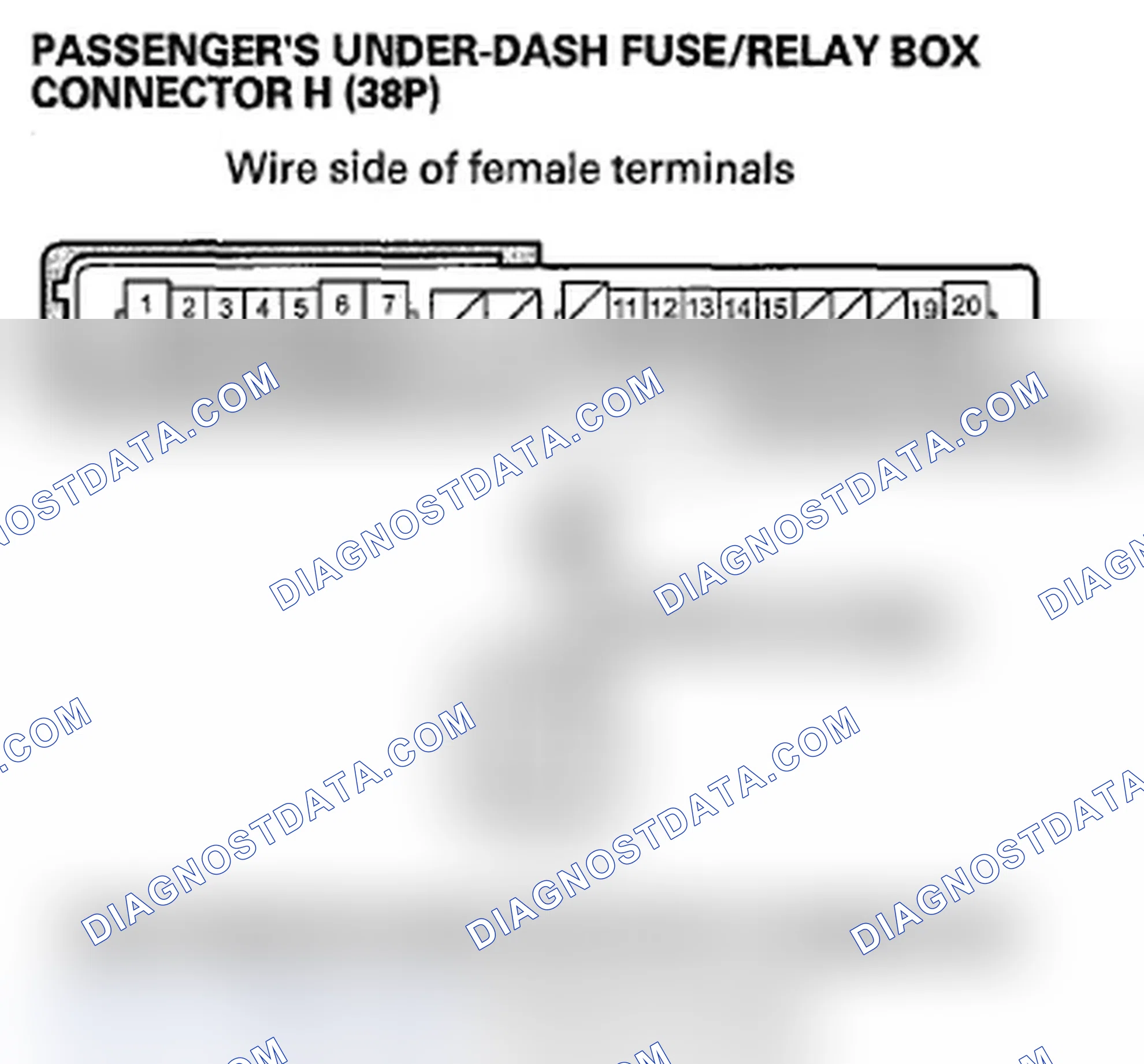 Scheme 47: DTC B1028: Rear Window Wiper Motor (As) Signal Error