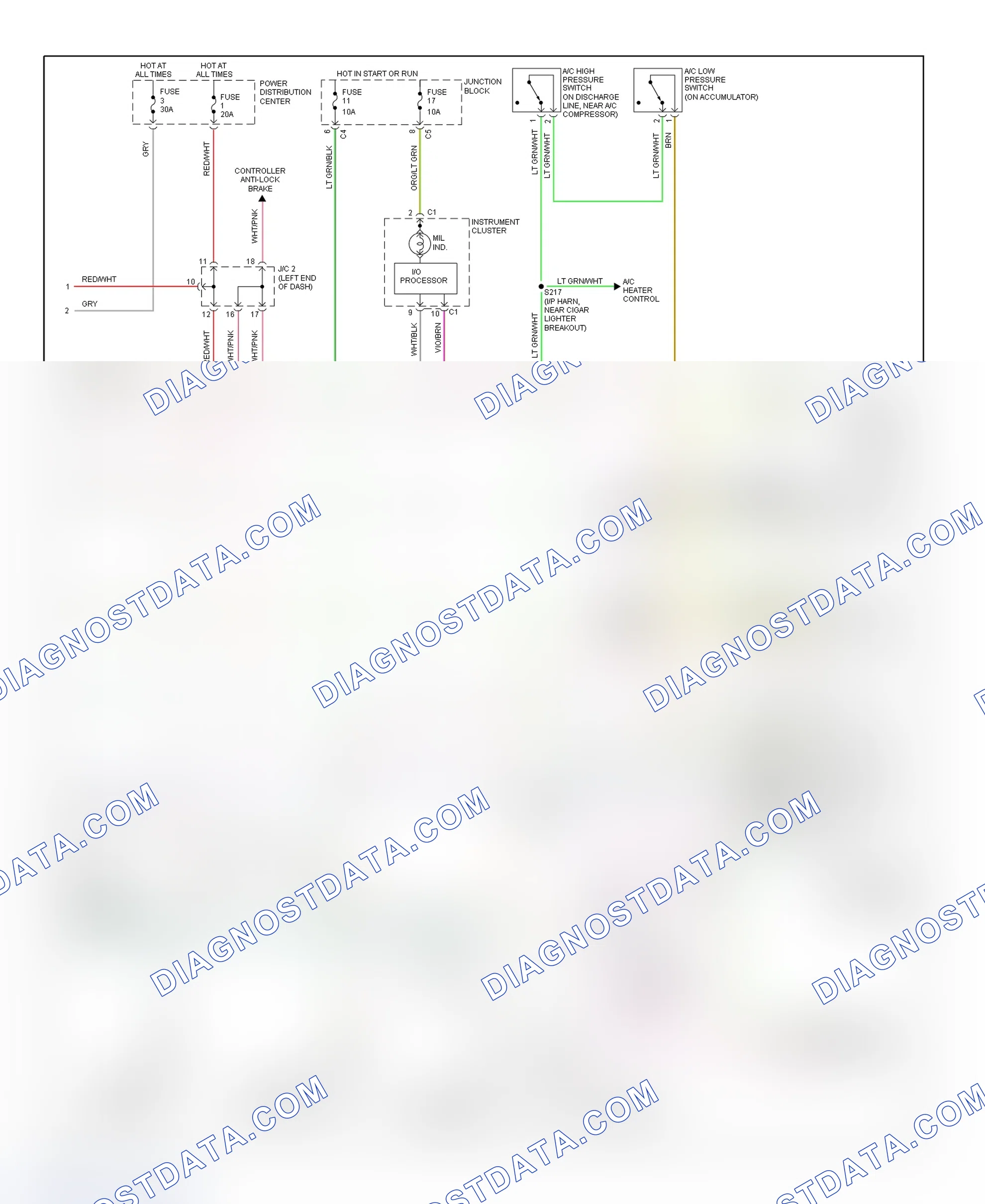 Scheme 30: PCM Wiring Diagram (Dakota - 2.5L - 3 Of 3)