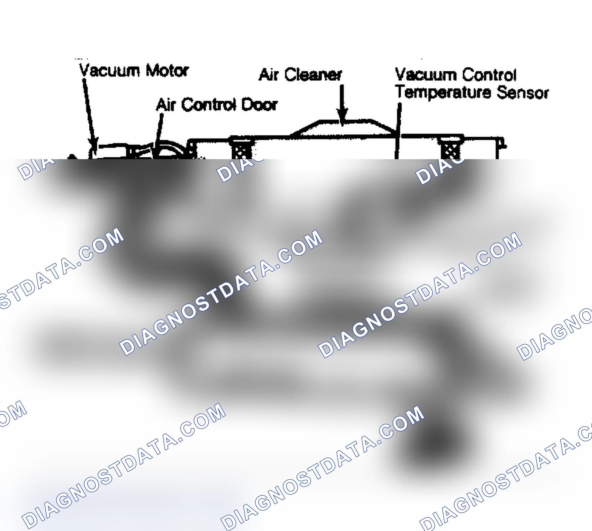 Scheme 51: Thermostatic Air Cleaner Assembly Showing Air Flow into Carburetor