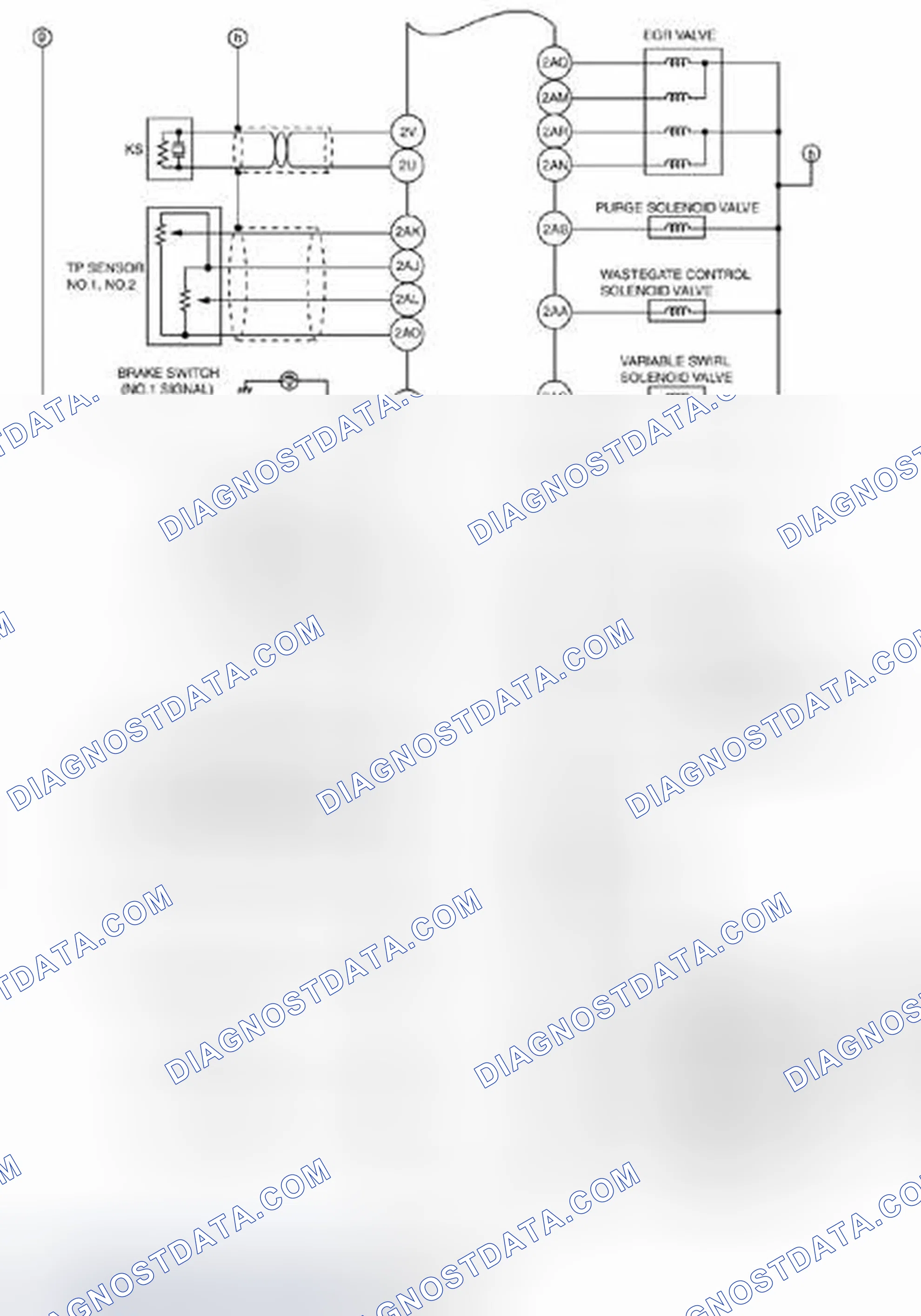Scheme 152: Engine Control System Symptom Troubleshooting Wiring Diagram [MZR 2.3 DISI Turbo] (2 Of 2)