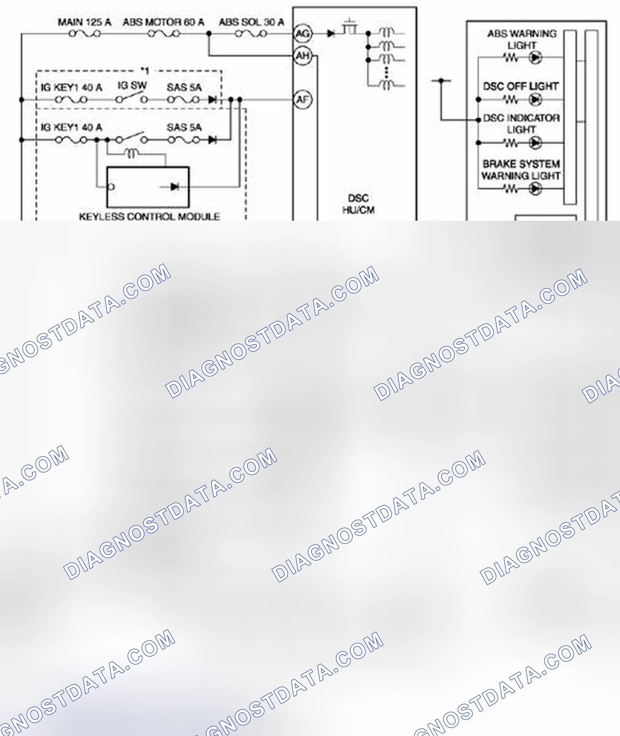 Scheme 40: Wiring Diagram (Dynamic Stability Control System)