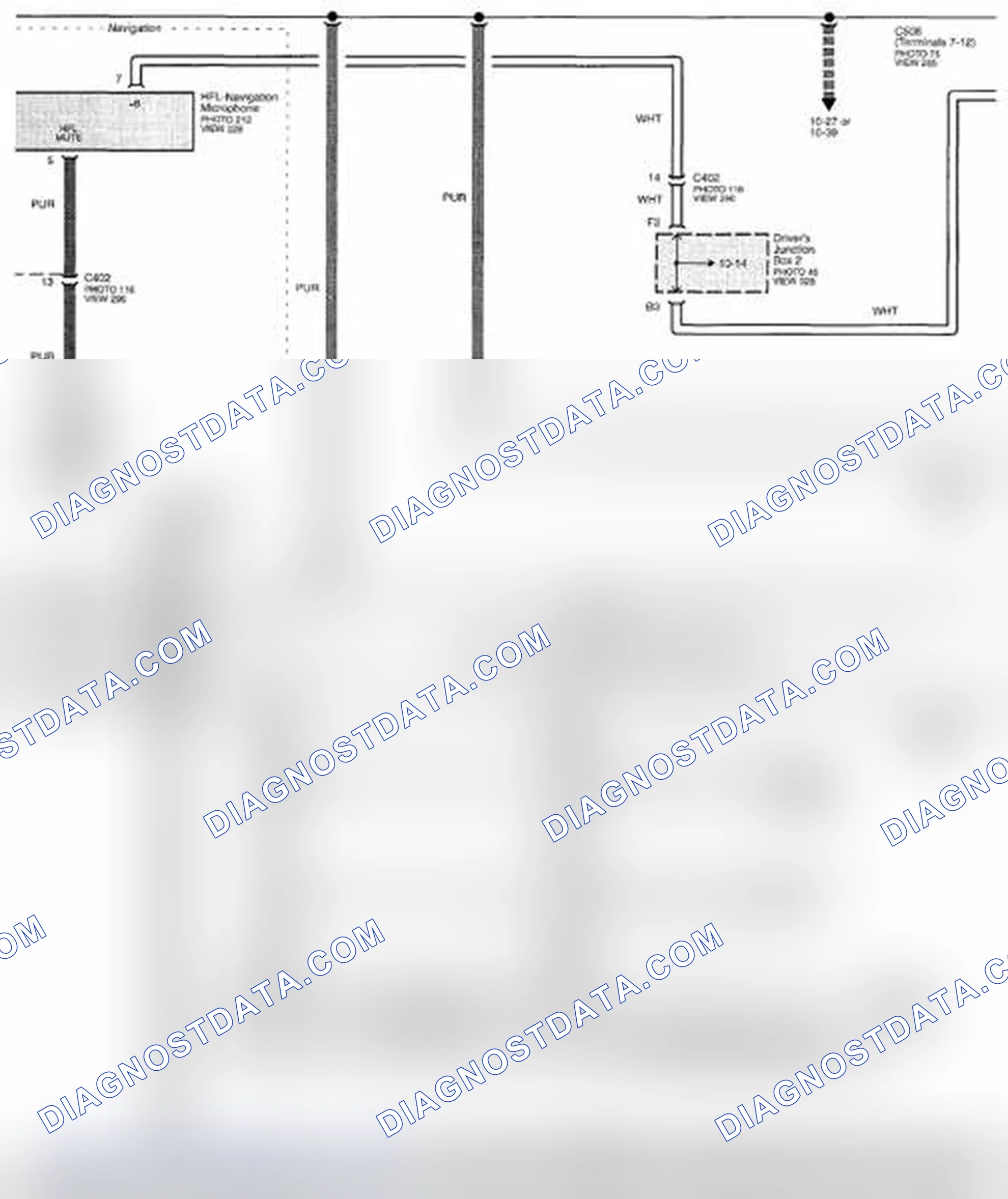 Scheme 457: HFL System (HandsFreeLink) Circuit Diagram (Page 152-3)