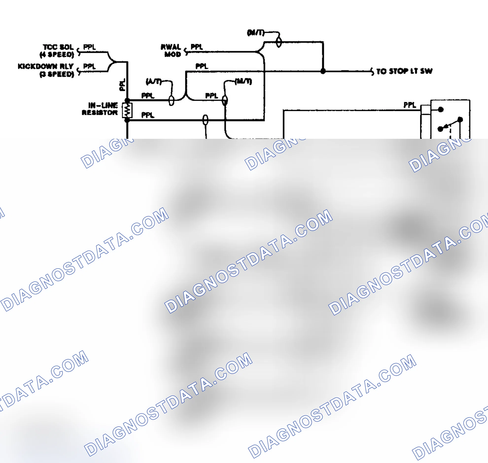 Scheme 3: Transfer Case Circuit (1989)