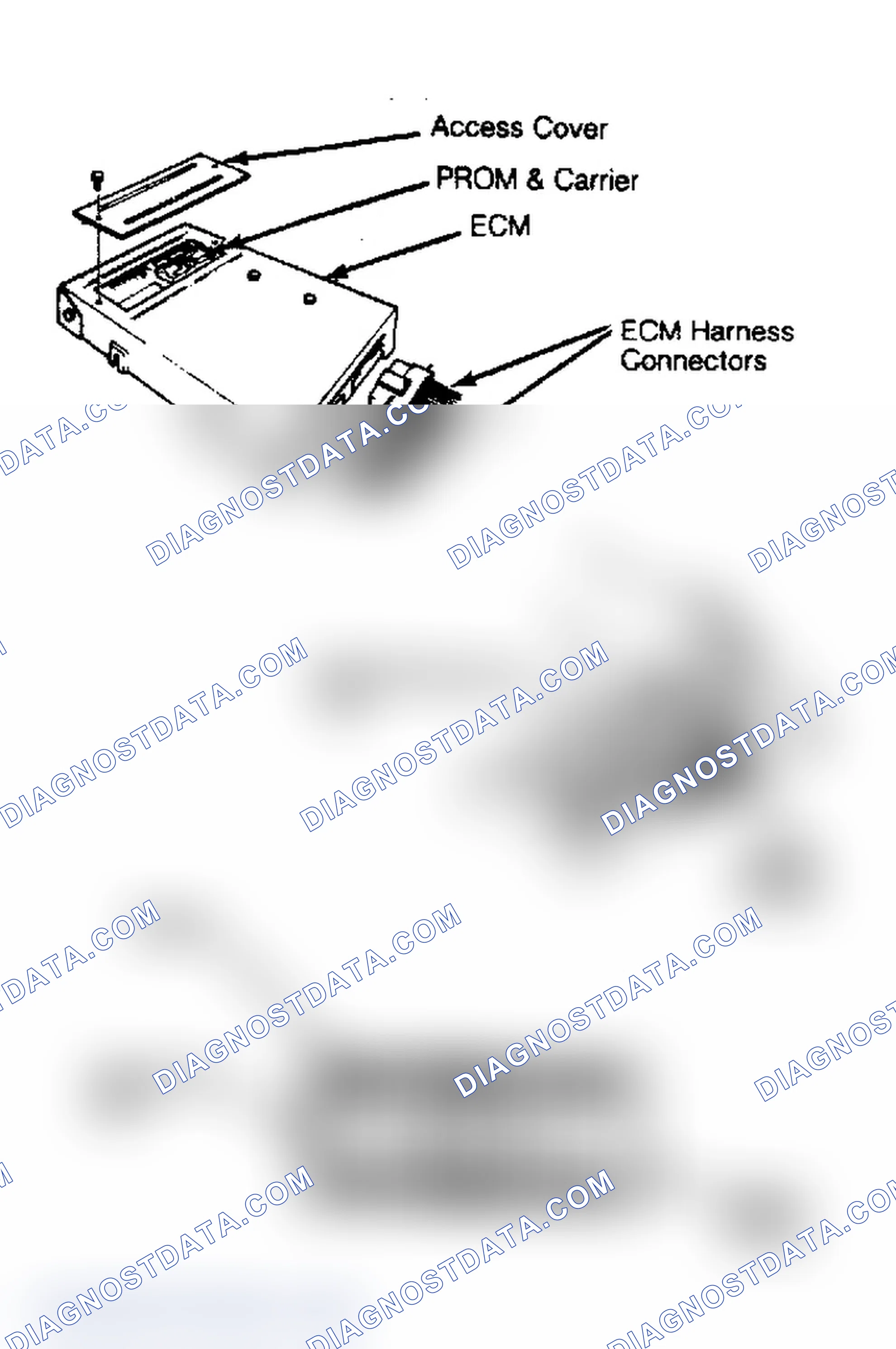 Scheme 11: Replacing PROM in Electronic Control Module Always use PROM removal tool when replacing PROM.