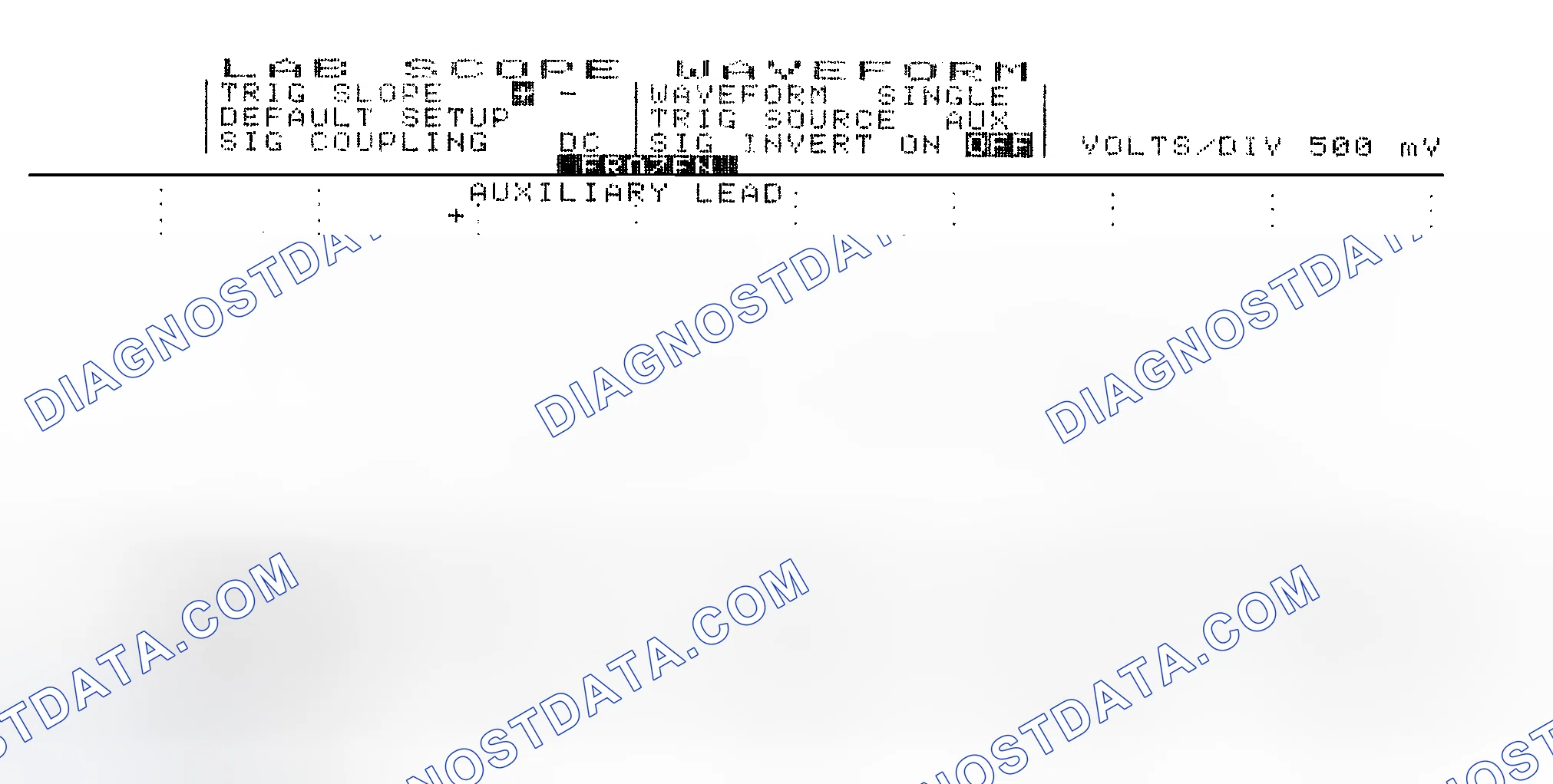 Scheme 14: Single Injector w/Excessive Current Flow - Current Pattern