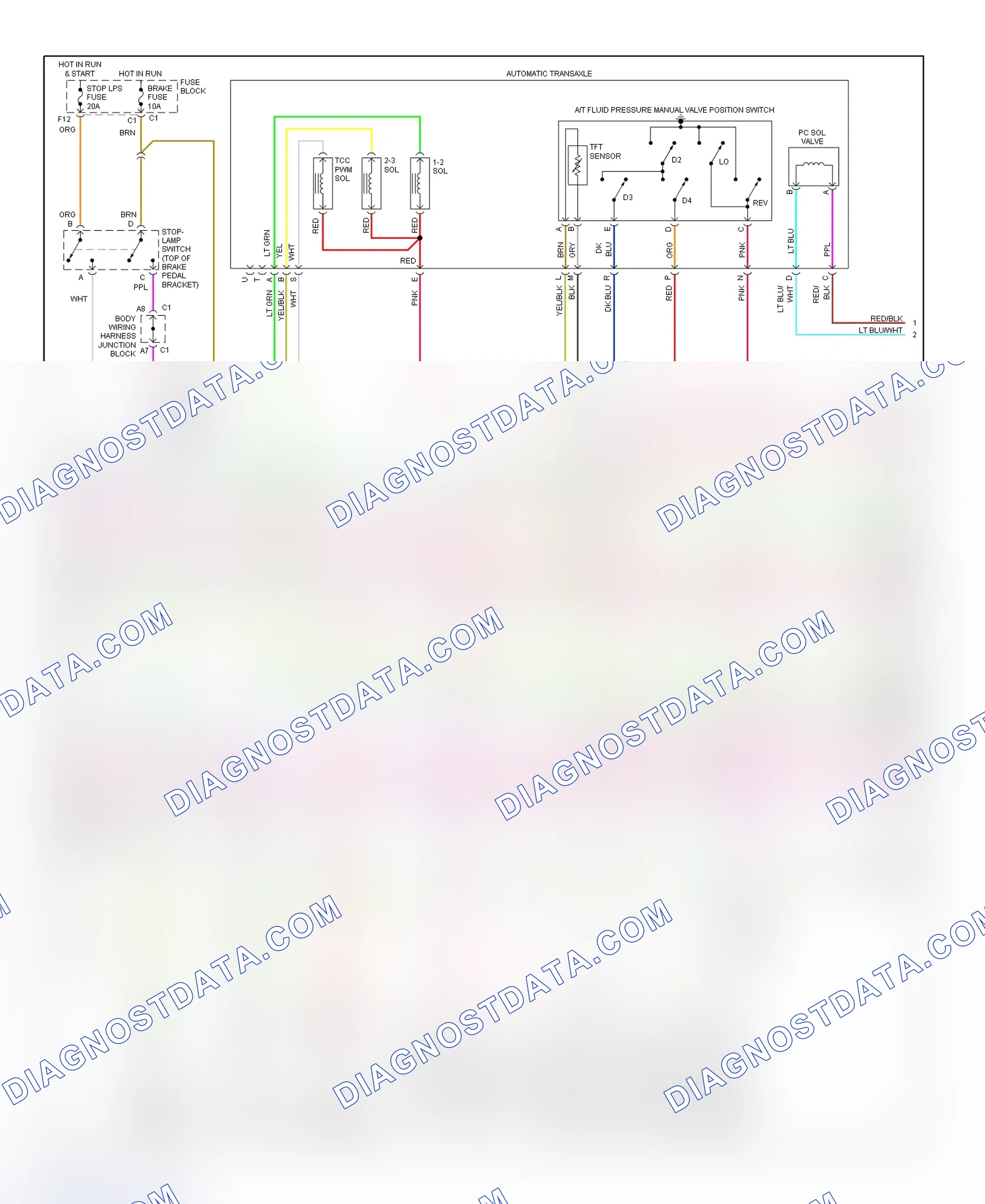 Scheme 185: PCM Wiring Diagram (Sierra, Silverado, Tahoe & Yukon XL - 6.0L - 3 Of 5)