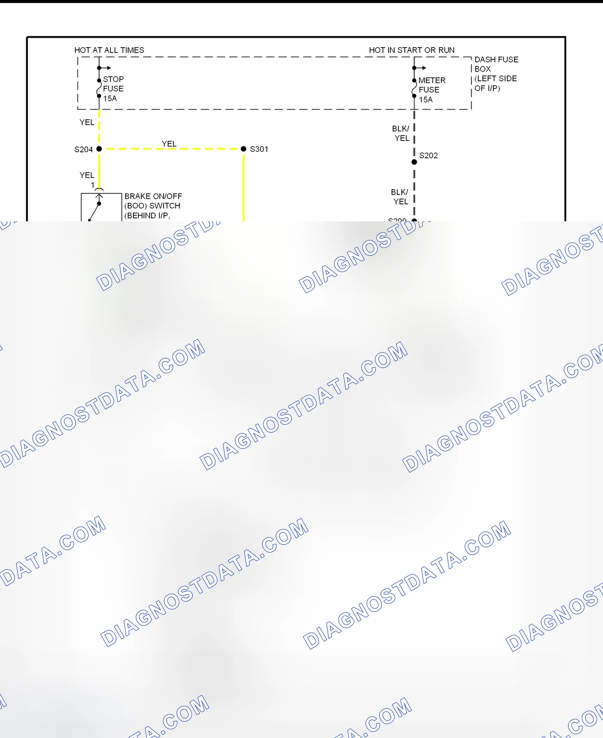 Scheme 62: Shift Interlock System Wiring Diagram (1997 Aspire)