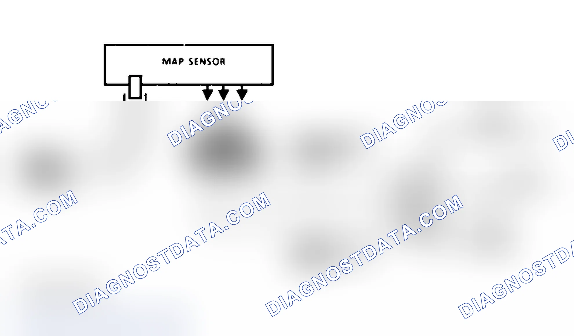 Scheme 201: Code 33, Schematic, MAP Sensor Signal Voltage High