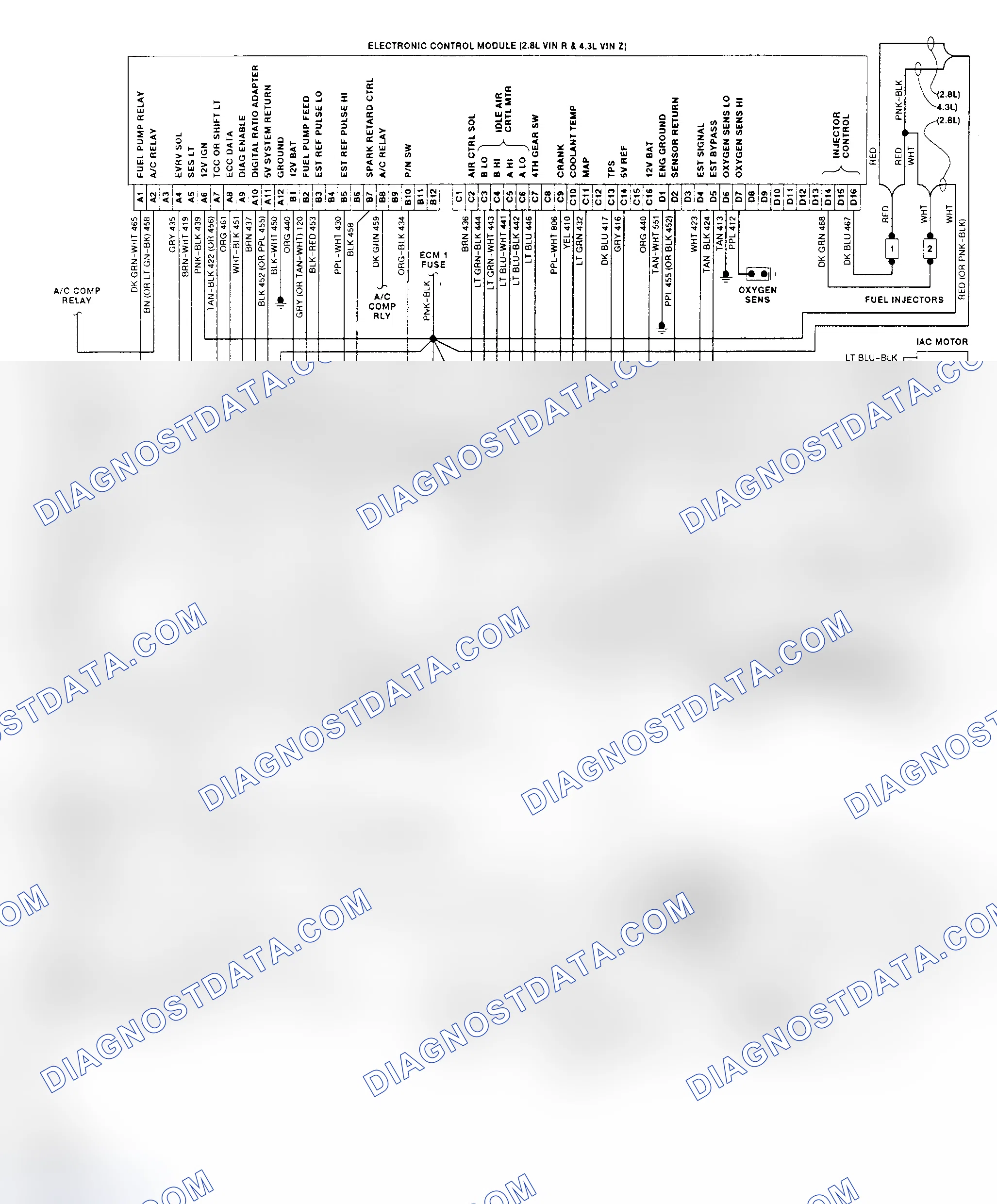 Scheme 23: Wiring Diagram ("S/T" Series 2.8/4.3L)