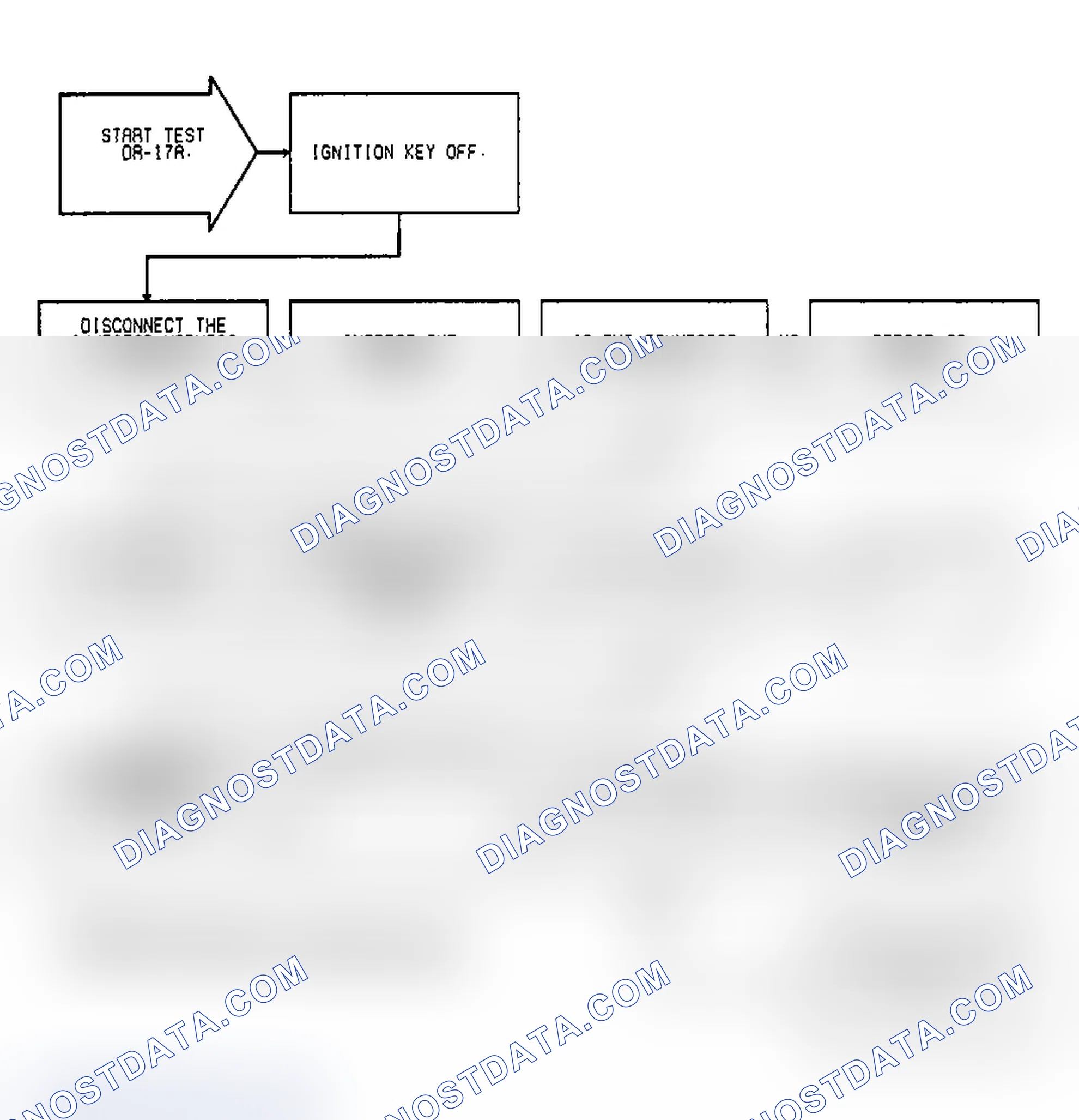 Scheme 625: Test DR-17A Code 27, (1 of 3) Injector No. 2 Control Circuit