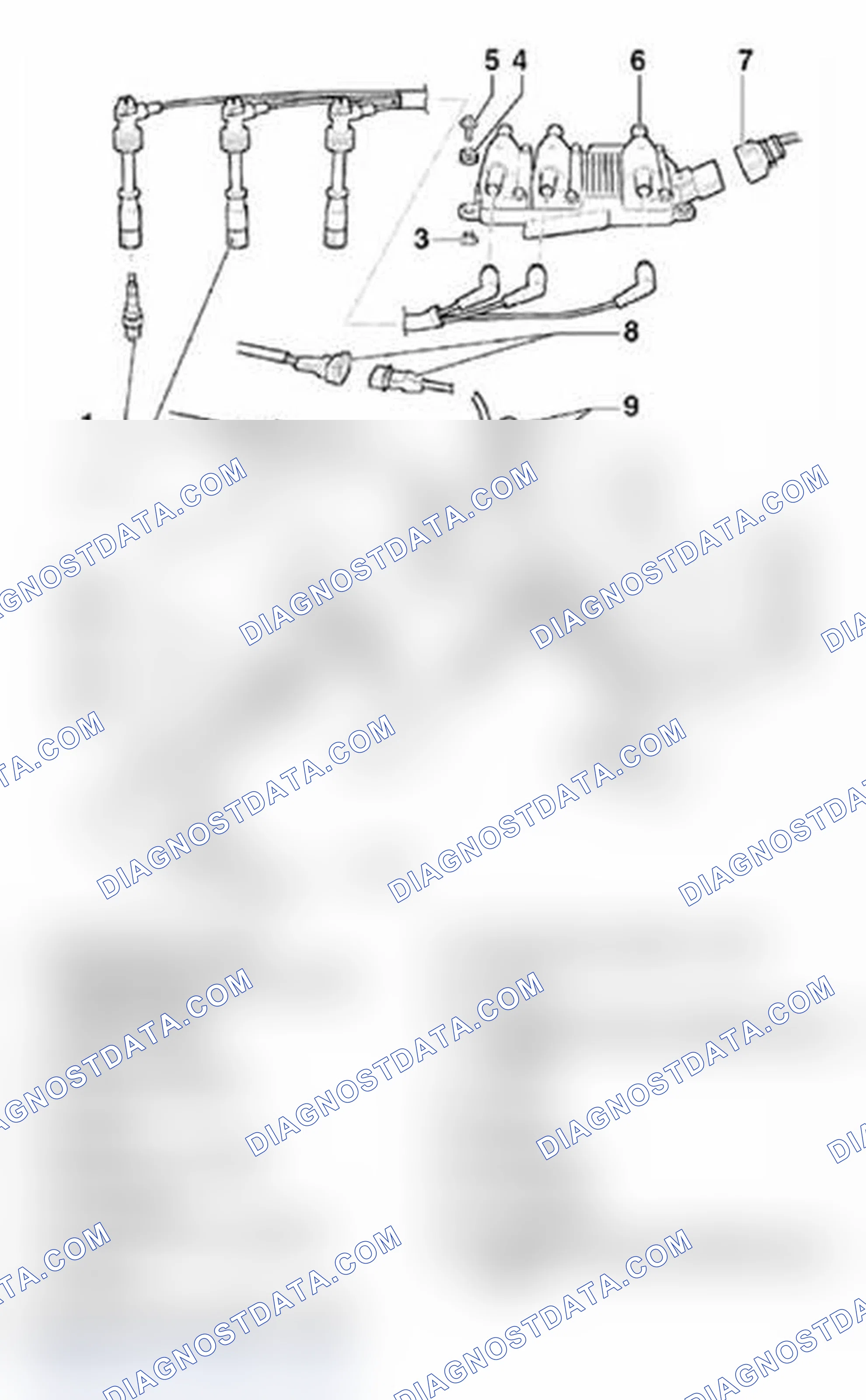 Scheme 88: Exploded View Of Ignition System