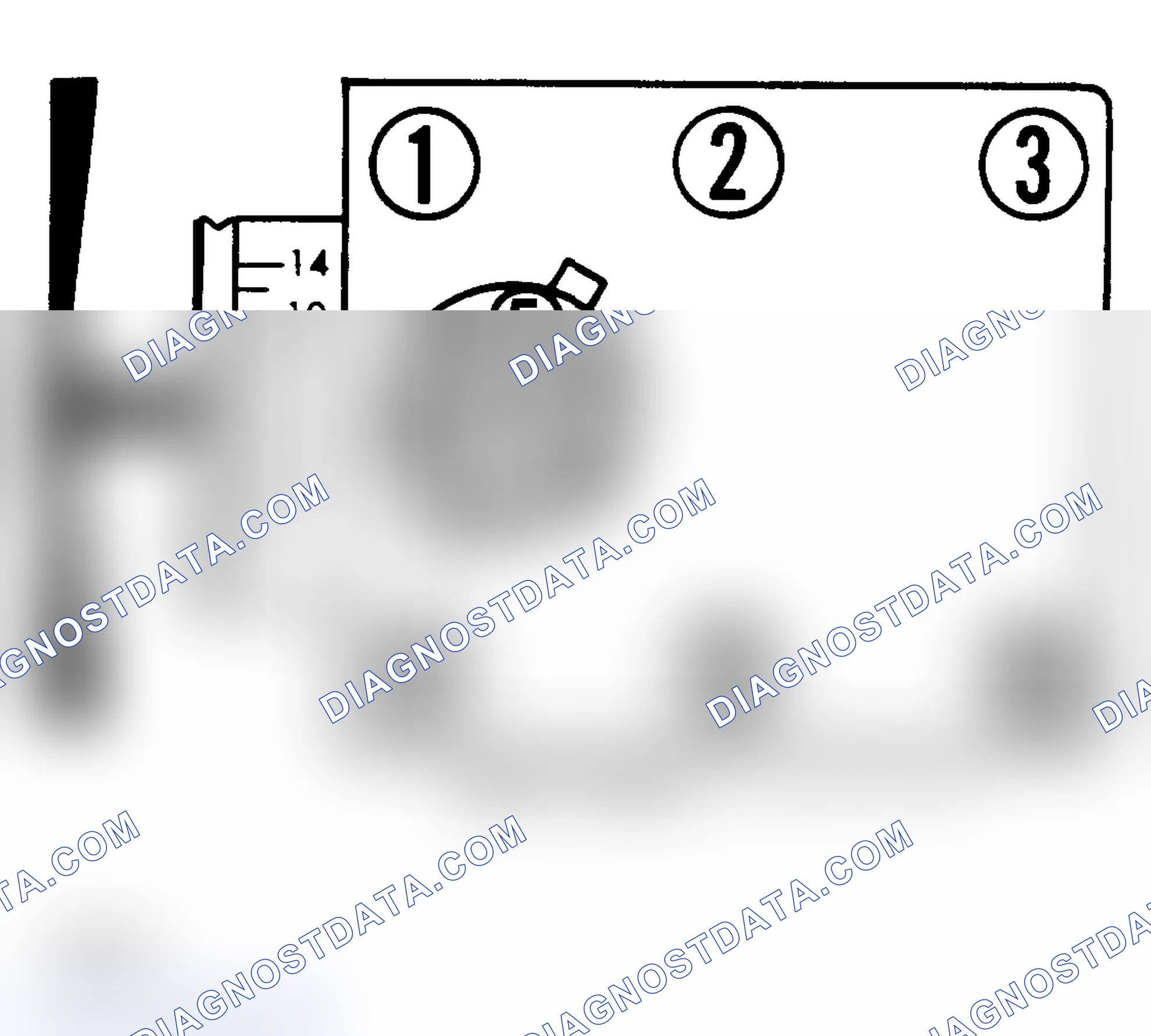 Scheme 5: 3.8L Firing Order & Timing Marks (RWD)
