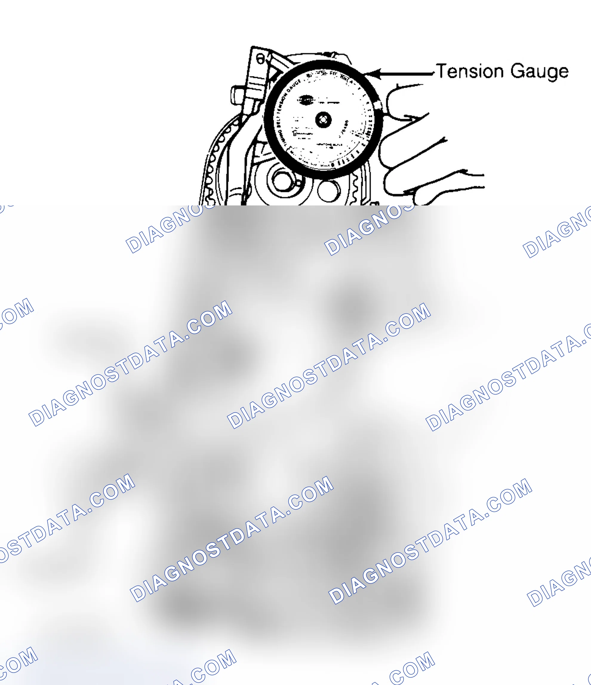 Scheme 28: Adjusting Typical Timing Belt Tension