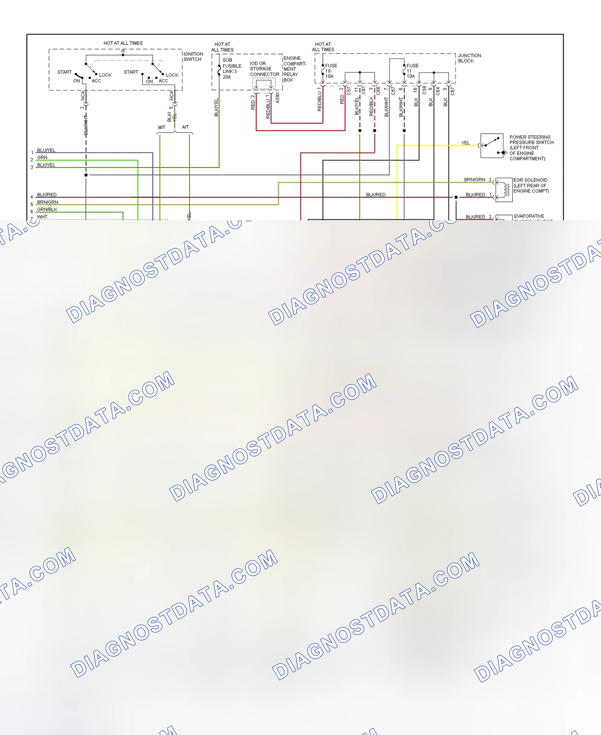 Scheme 67: Wiring Diagram (Summit Wagon 2.4L AWD - 2 Of 2)