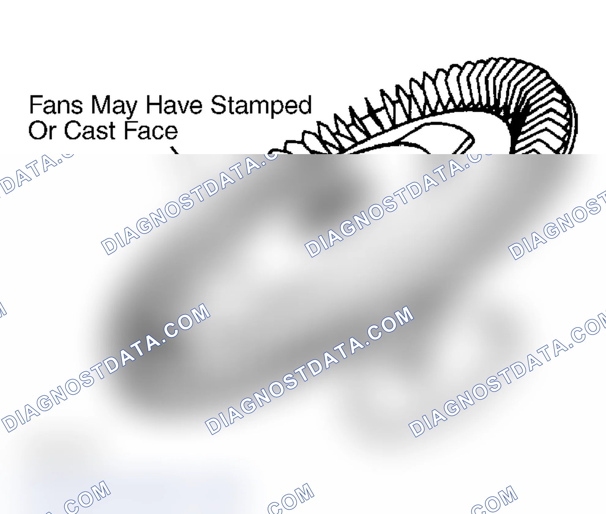 Scheme 6: Thermostatically Controlled Fan Assembly Shown with stamped face and bi-metallic coil spring.