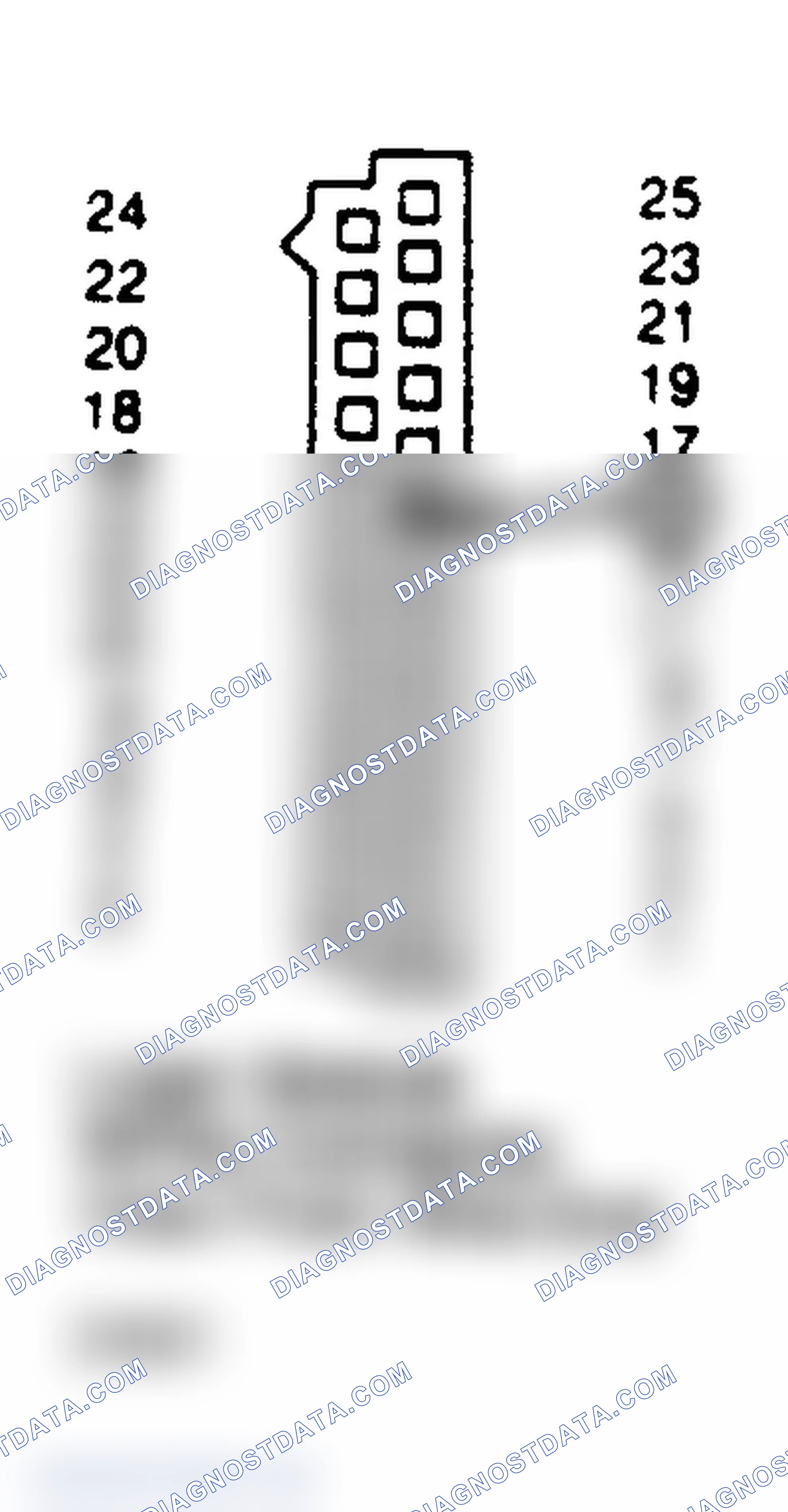 Scheme 155: Logic Module White Connector View From Wire End