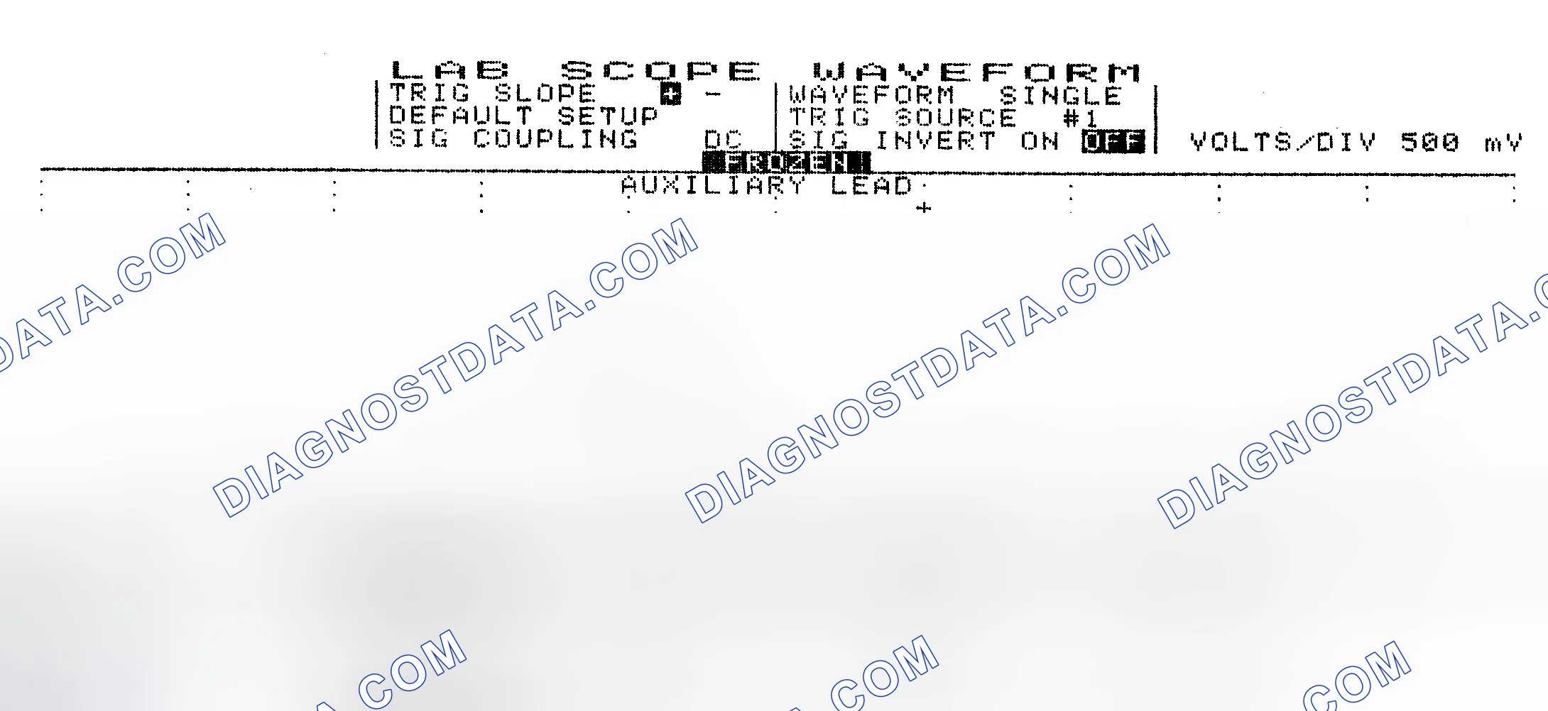 Scheme 10: Single Injector w/Excessive Current Flow - Current Pattern