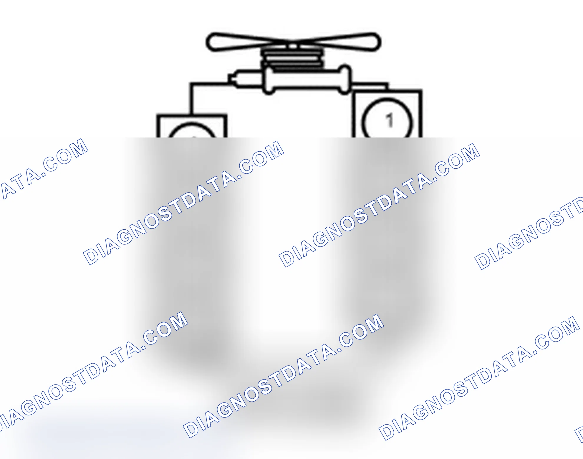 Scheme 172: Key On Engine Off (KOEO) Injector Electrical Self-Test (Click Test)